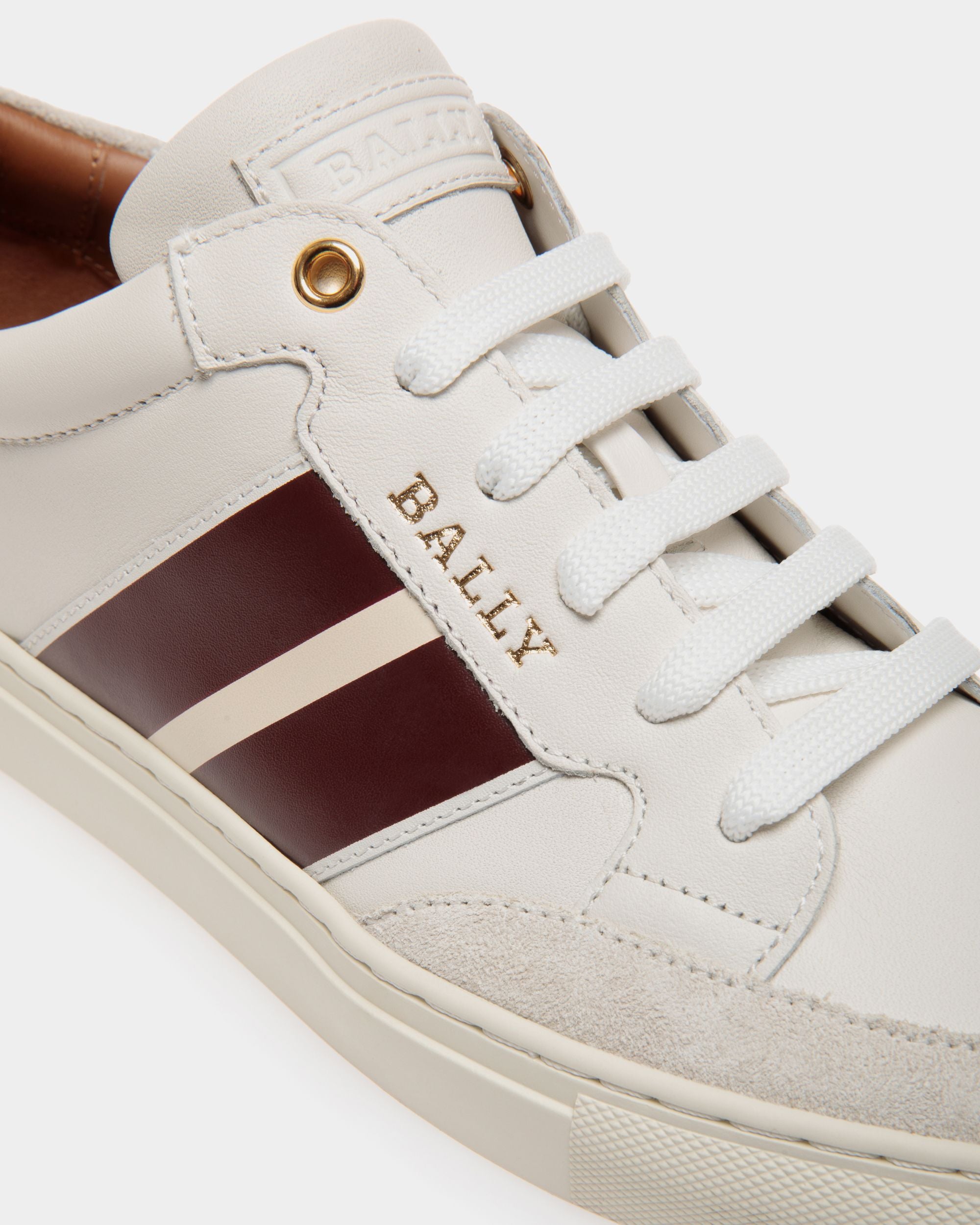 Bally Global - Sneaker En Cuir Blanc - Blanc