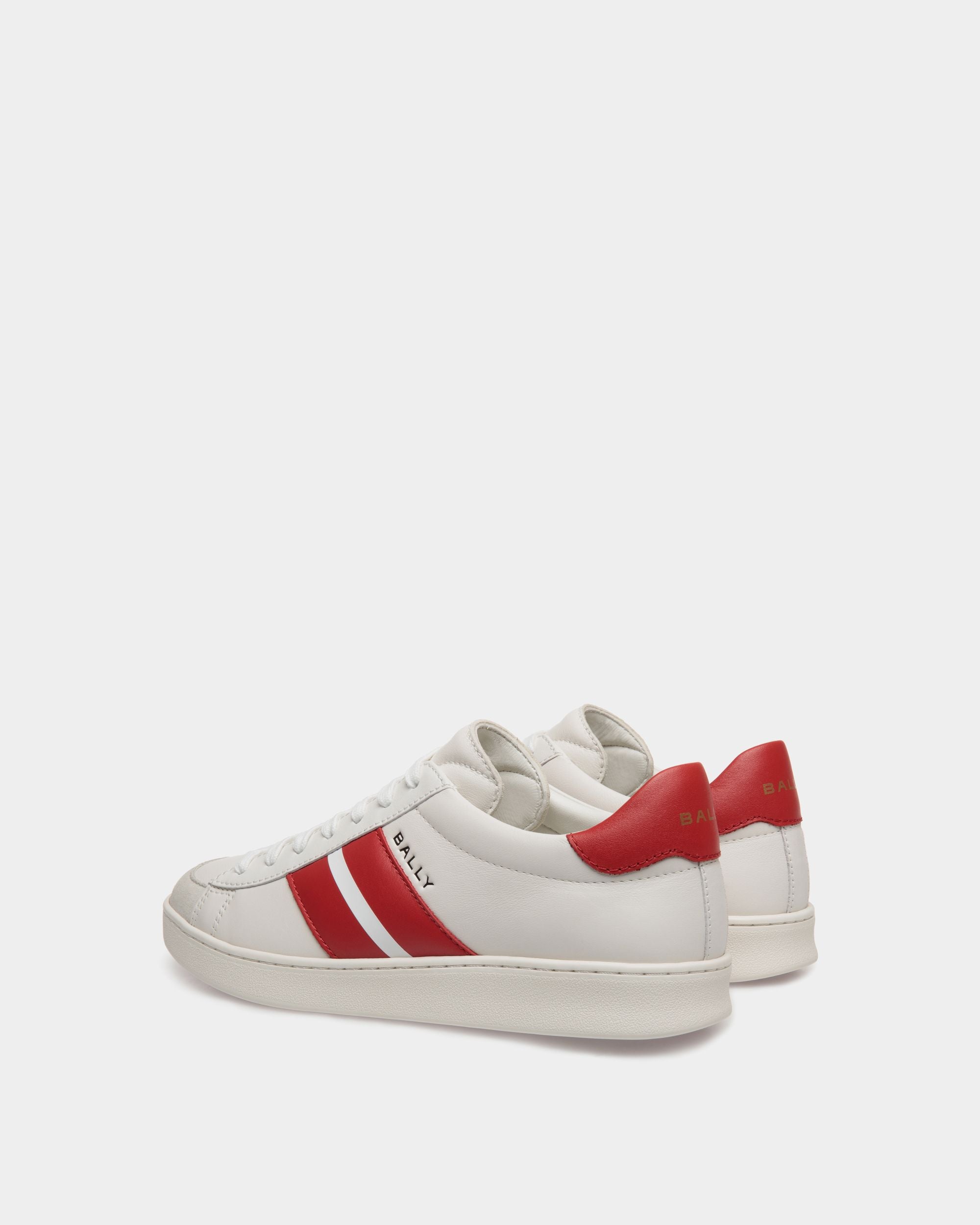 Bally Global - Tennis Sneaker In White Leather - White