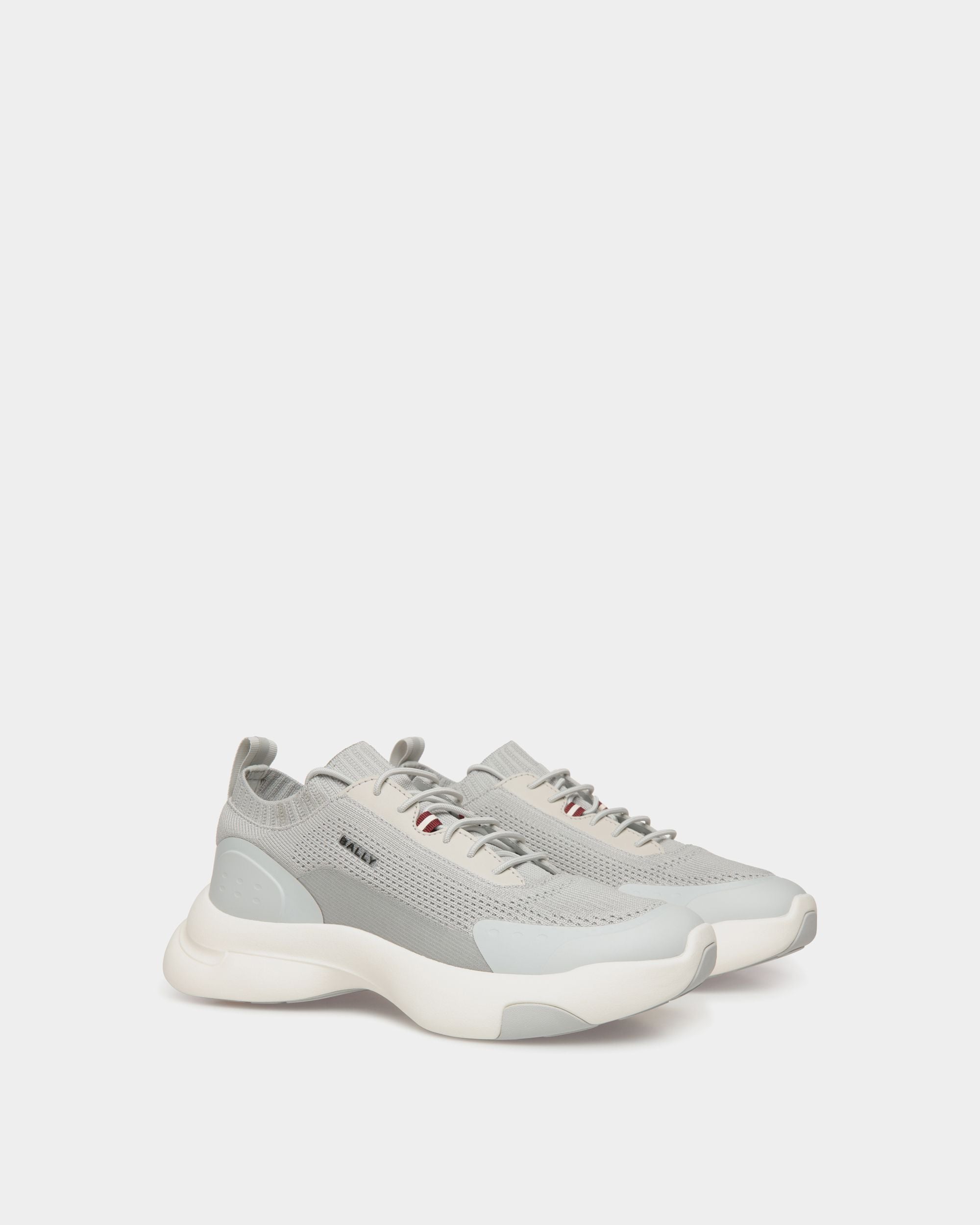 Bally Global - Sneaker Dune En Maille Light Grey - Gris