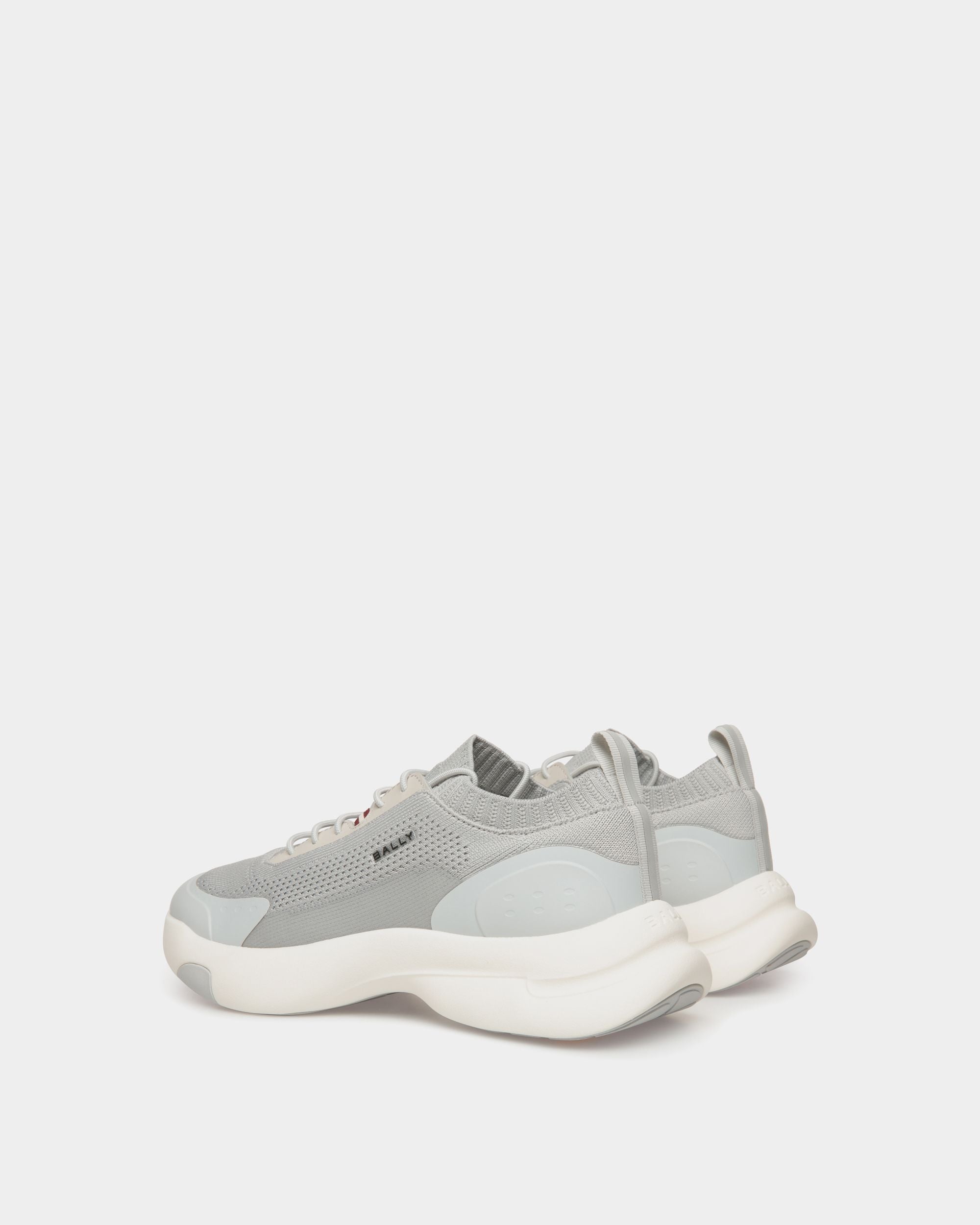 Bally Global - Sneaker Dune En Maille Light Grey - Gris