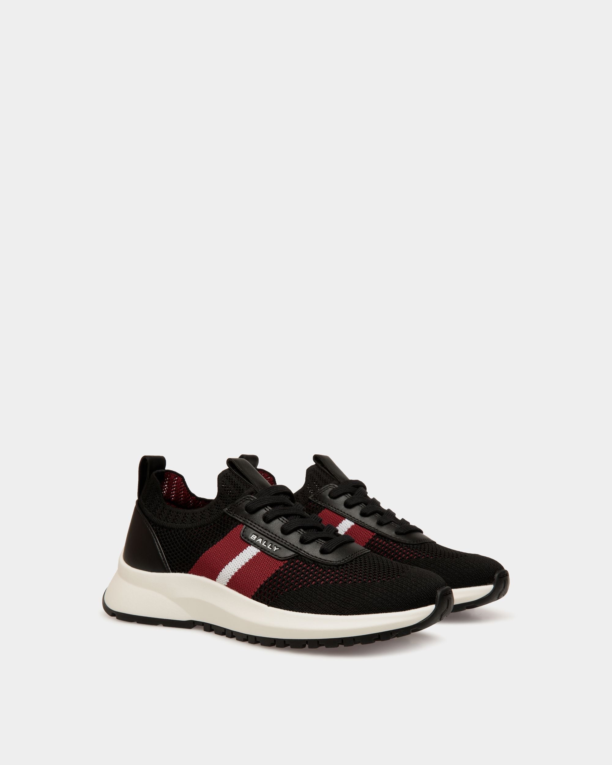 Bally Global - Outline Sneaker in Black Knit - Black