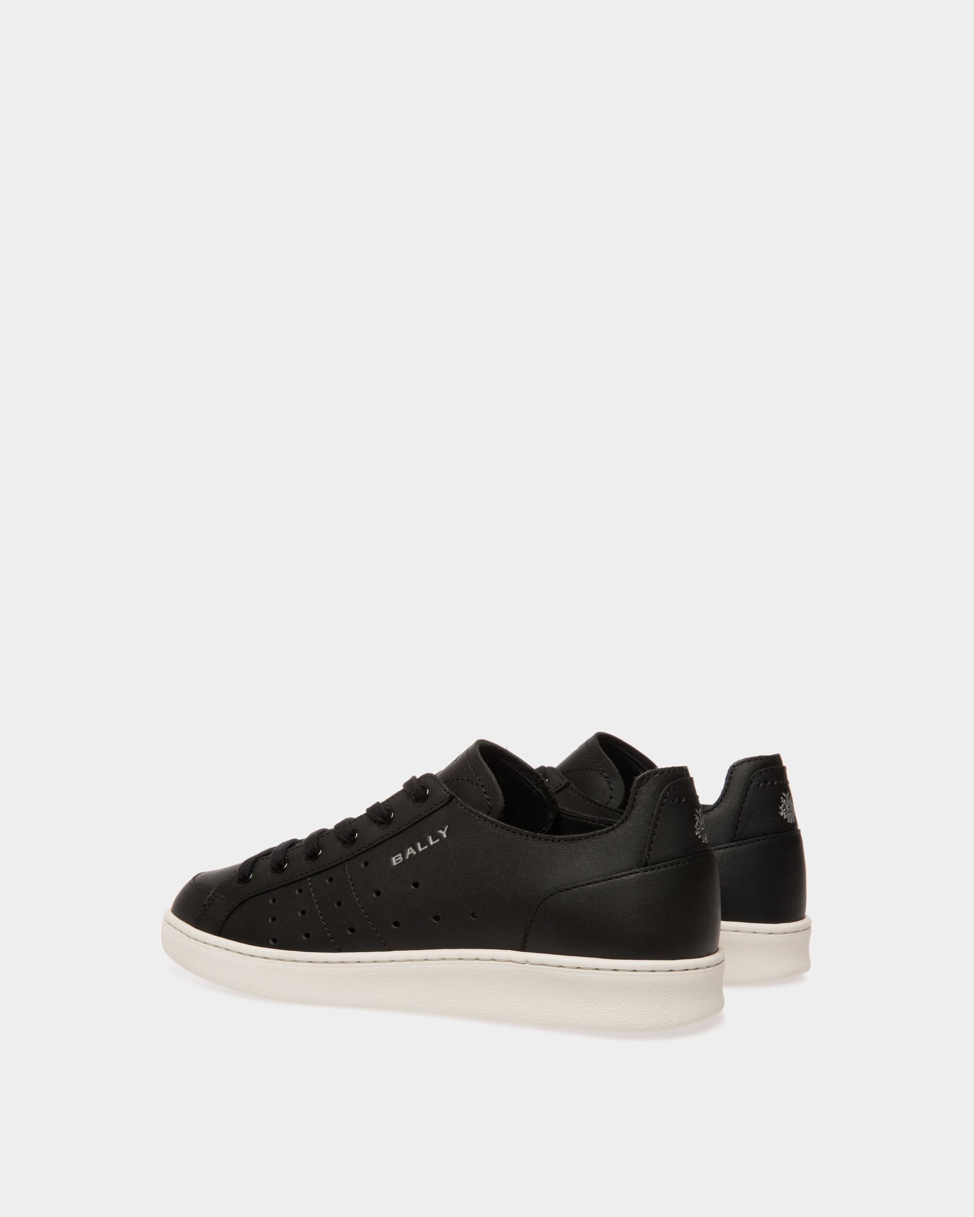 Bally Global - Tennis Sneaker in Black Leather - Noir
