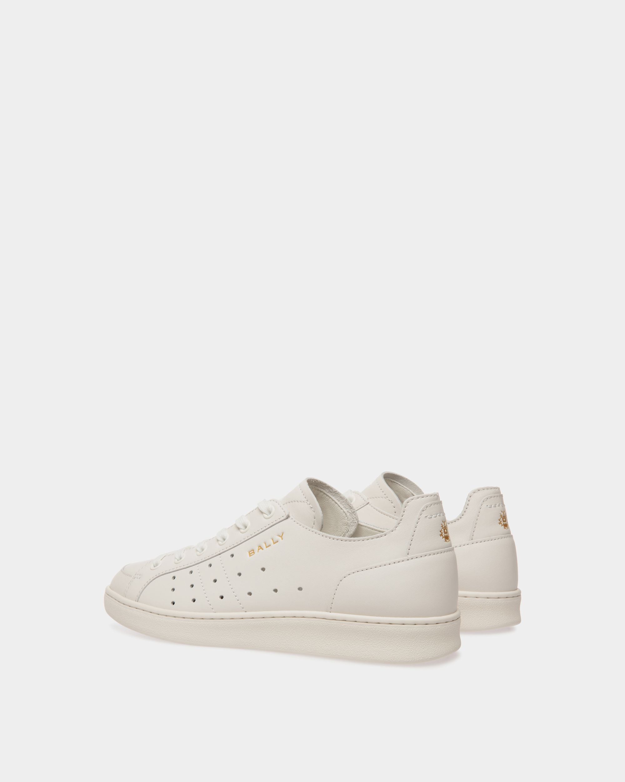 Bally Global - Tennis Sneaker in White Leather - White