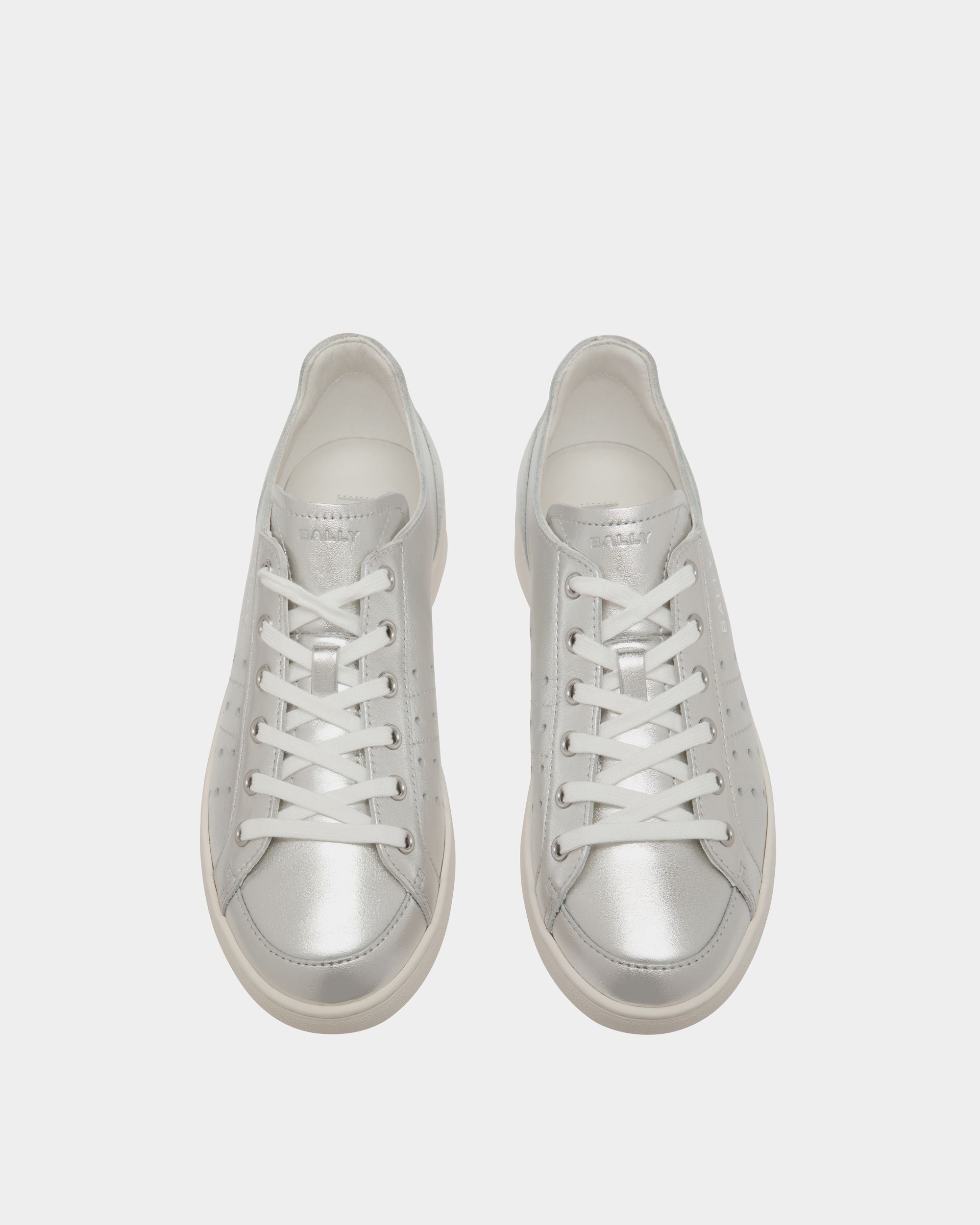 Bally Global - Tennis Sneaker In White Leather - White