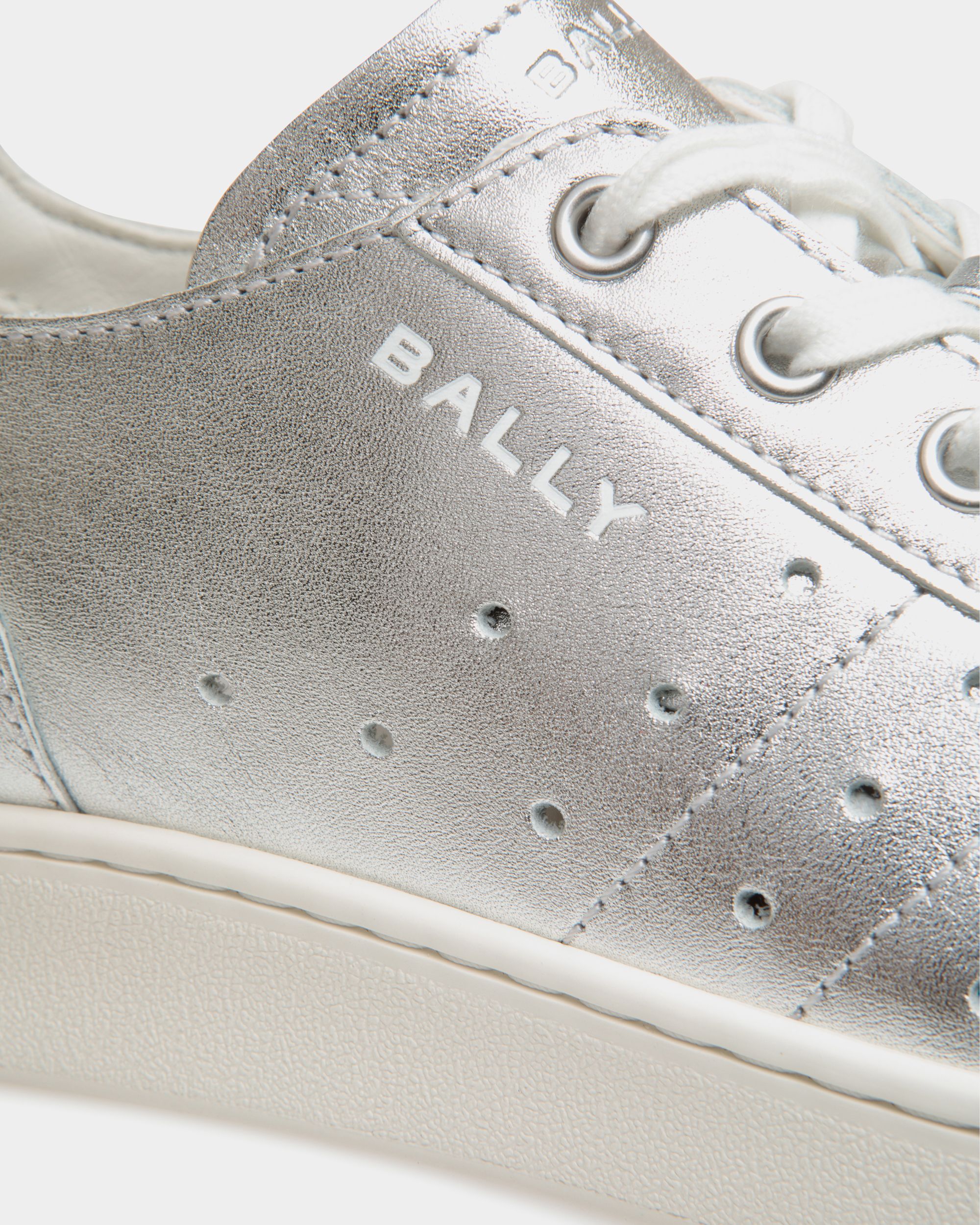 Bally Global - Tennis Sneaker In White Leather - White
