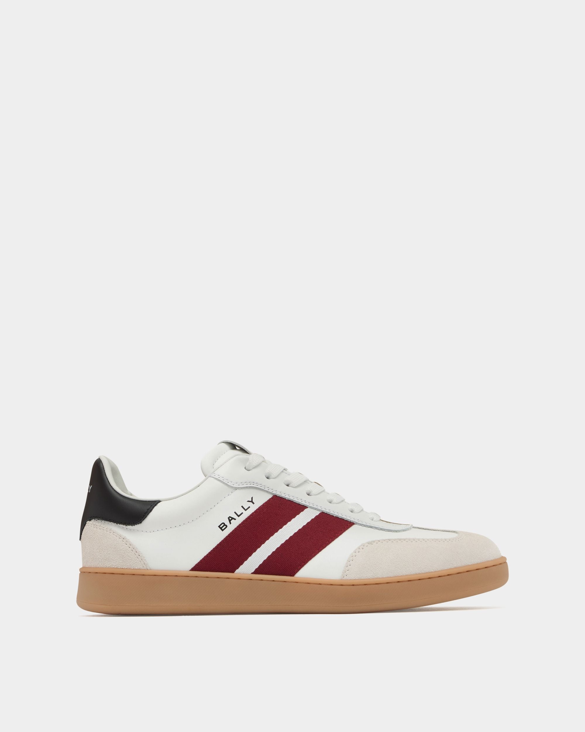 Bally Global - Retro Crest Sneaker in White Leather - White