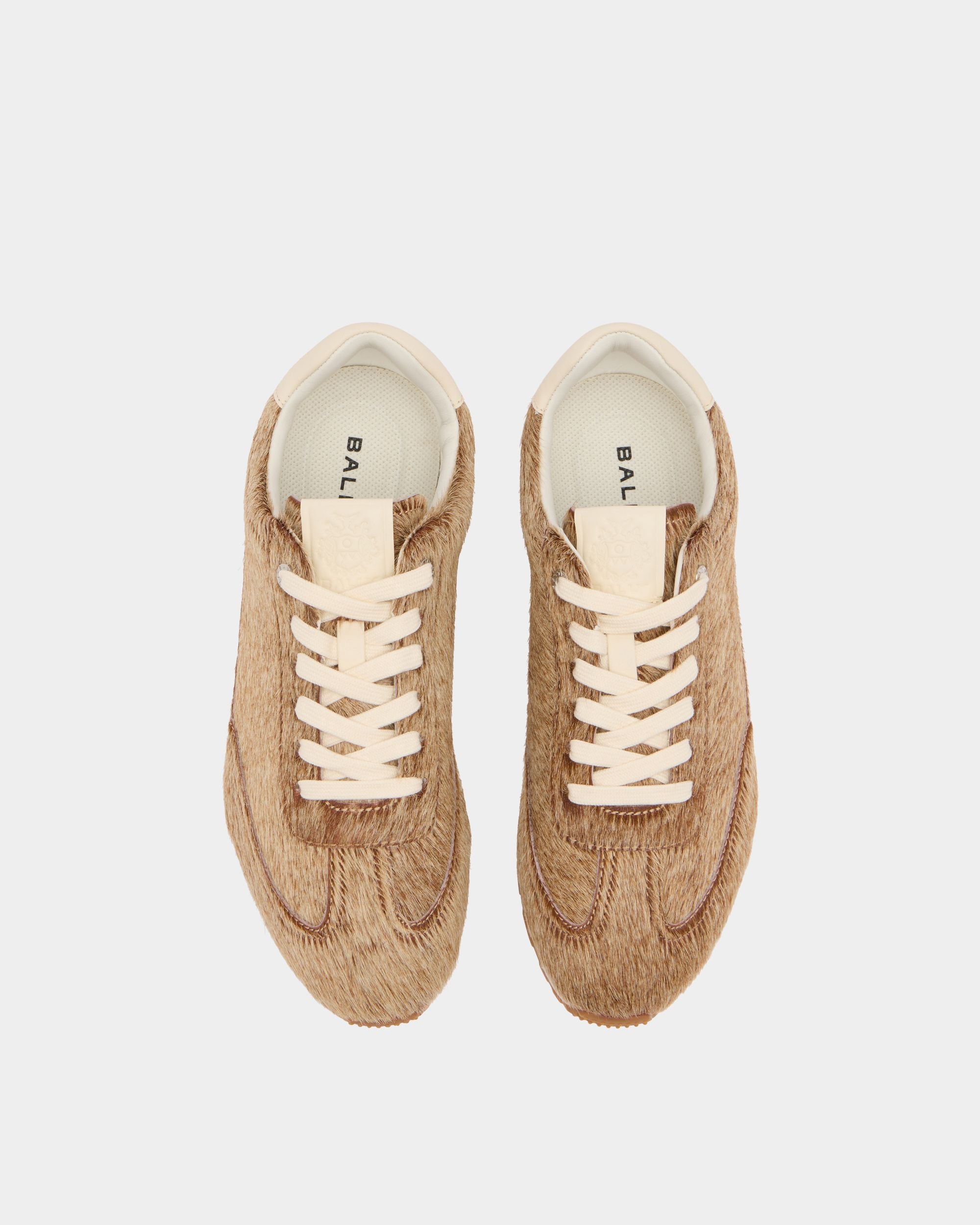 Bally Global - Quarry Sneaker in Bone Pony Hair - White