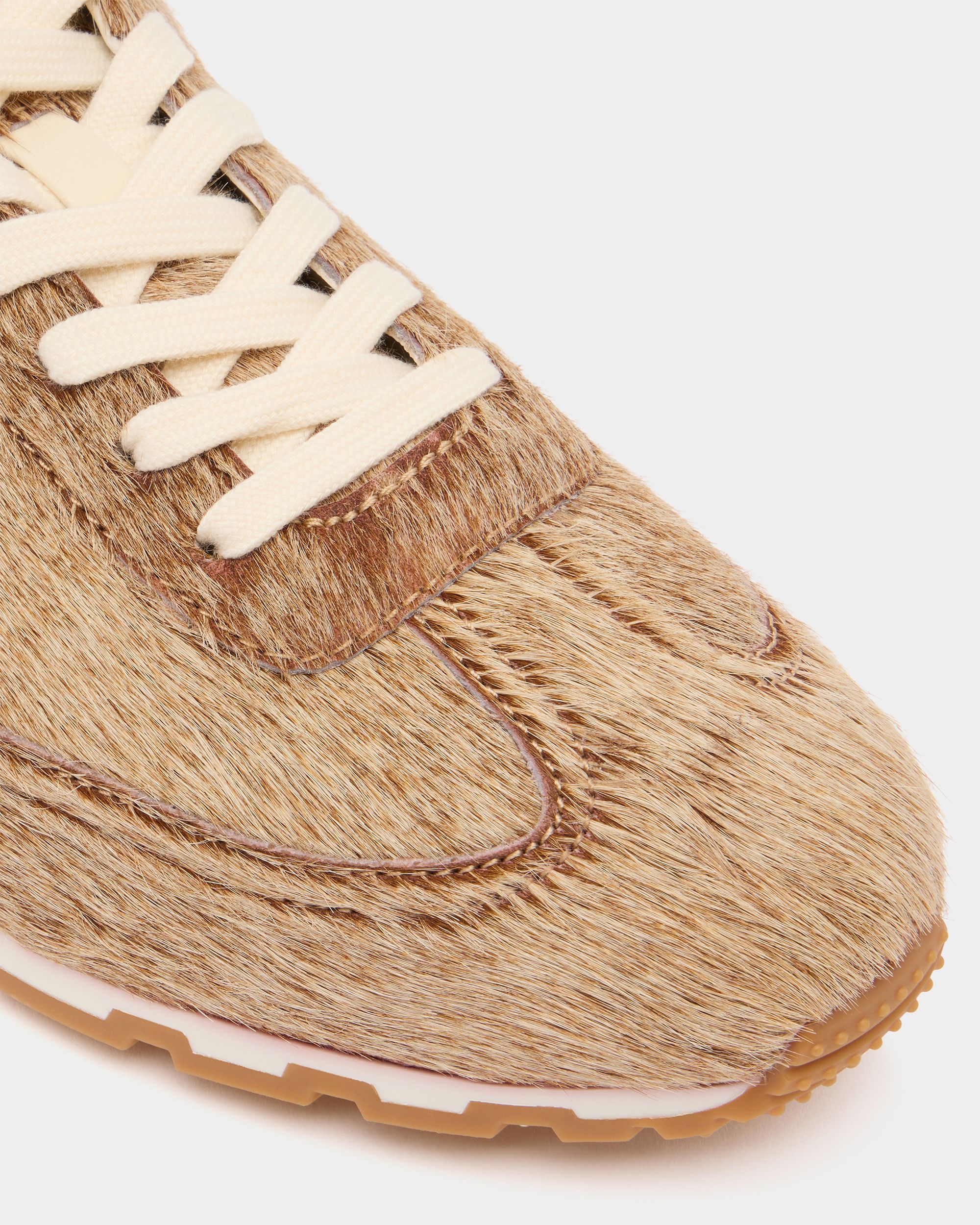 Bally Global - Quarry Sneaker in Bone Pony Hair - White
