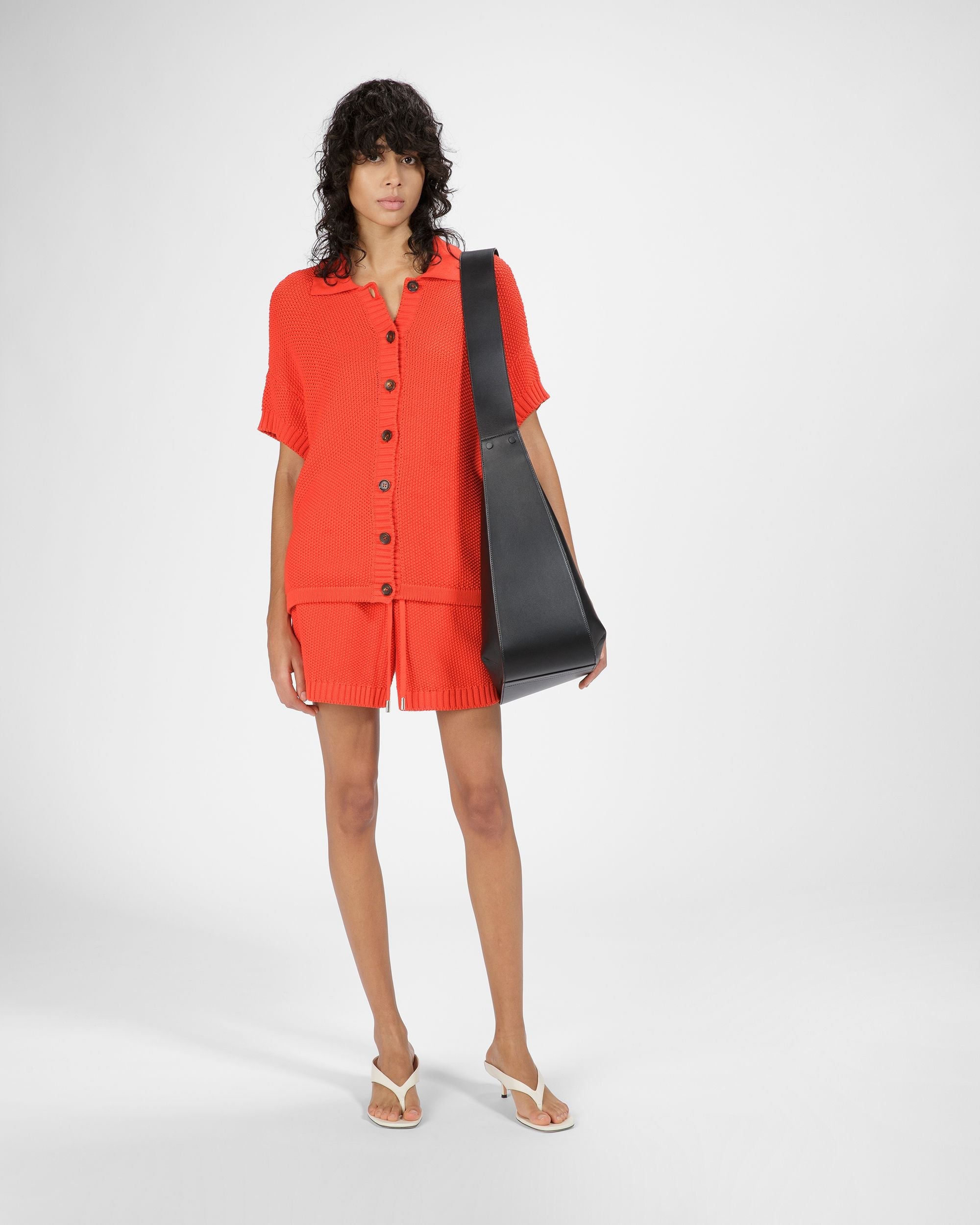 Bally Global - Pantalones Cortos De Punto - Naranja