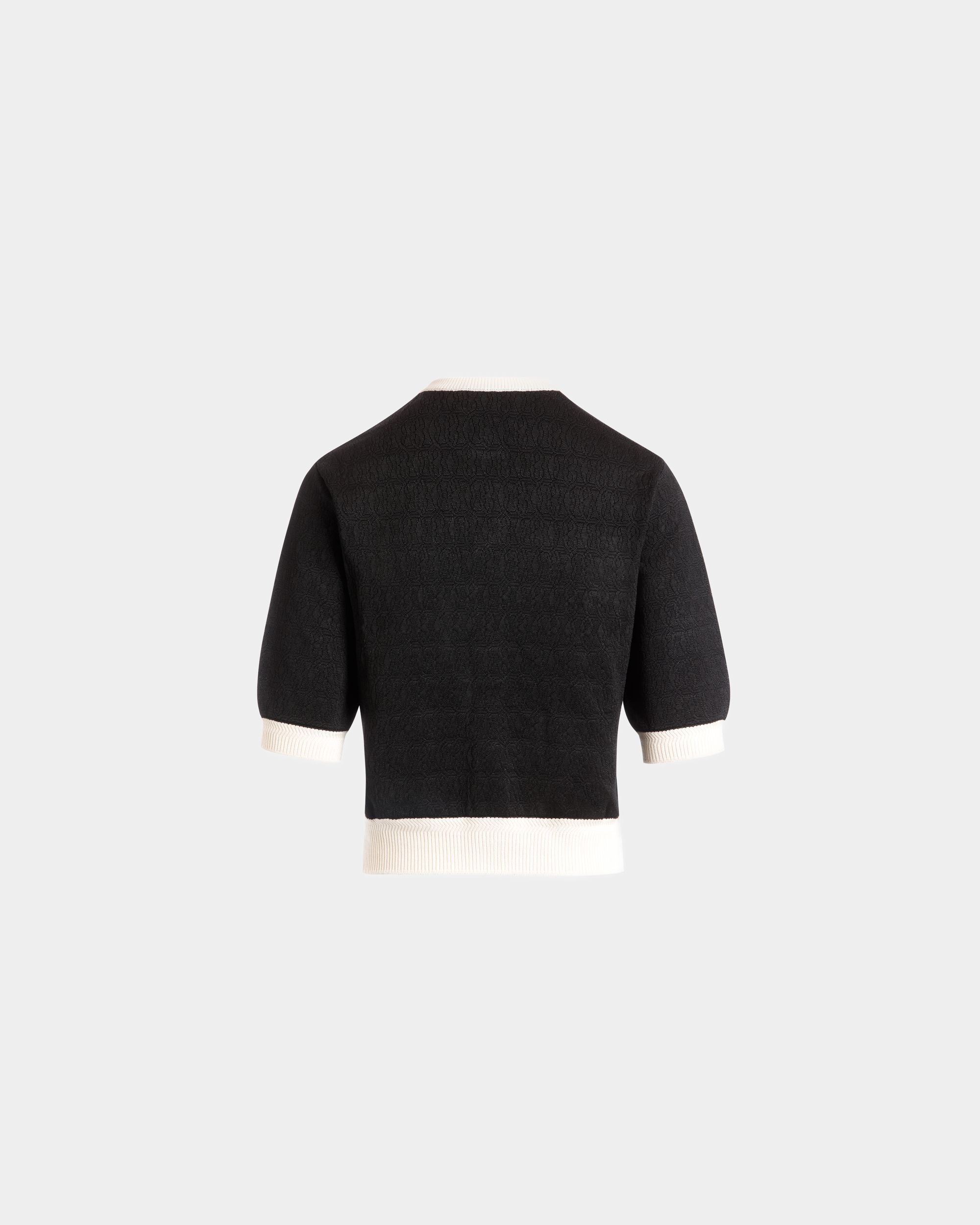 Bally Global - Cardigan in Black Knit - Black