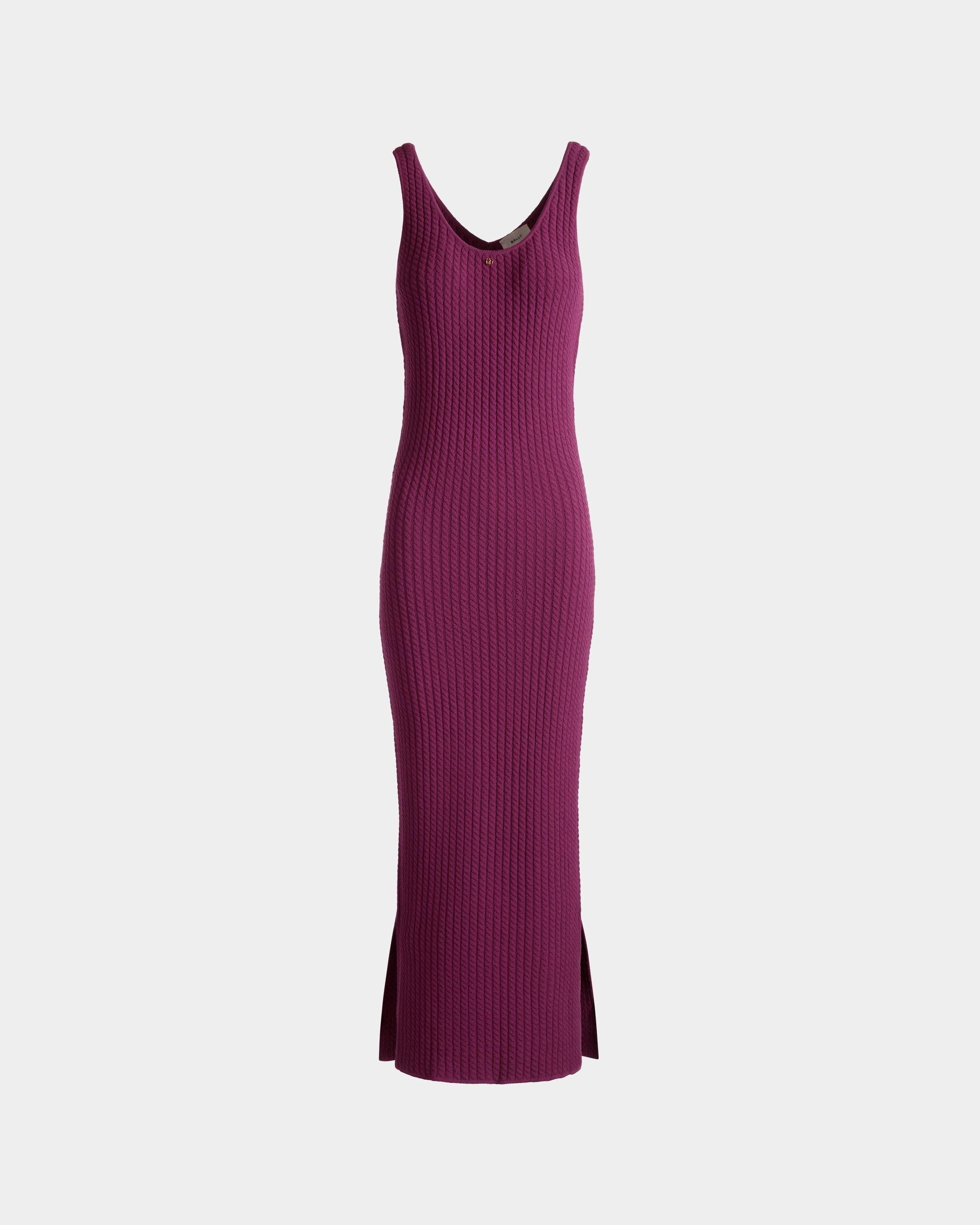 Bally Global - Robe Midi En Maille Rose - Rose