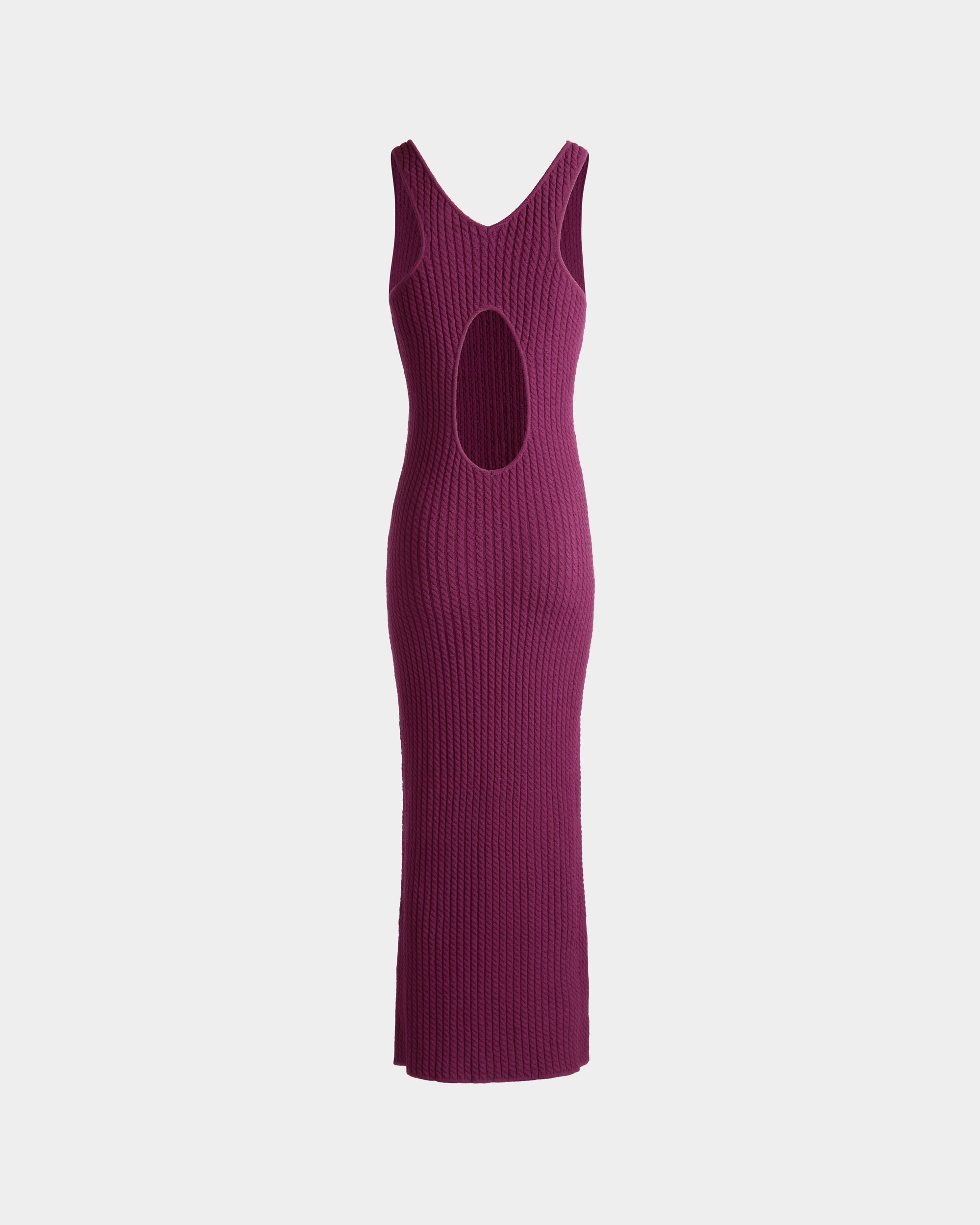 Bally Global - Robe Midi En Maille Rose - Rose