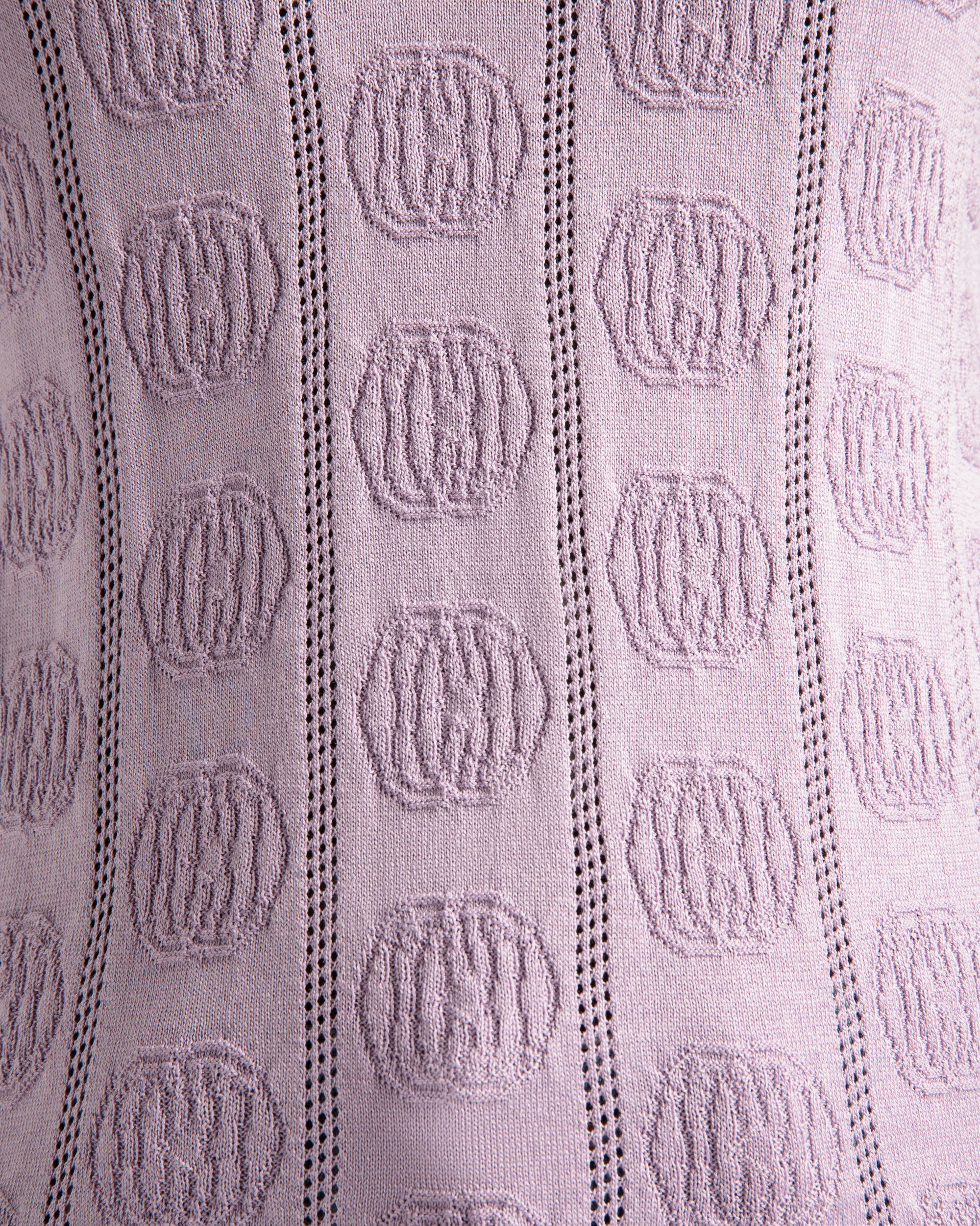 Bally Global - Tank Top In A Lilac Silk Blend - Pink