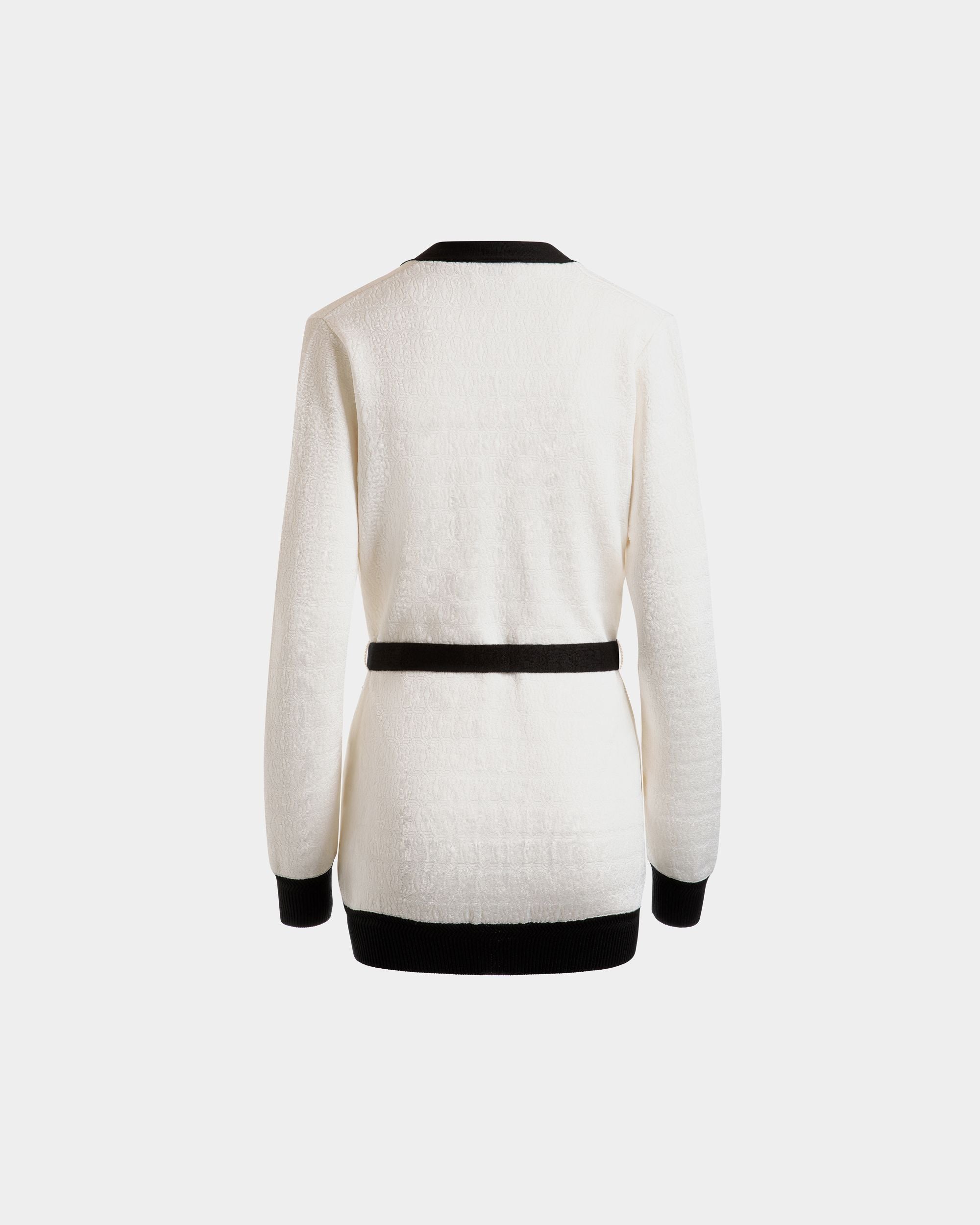 Bally Global - Light Beige And Black Cardigan - Multicolor