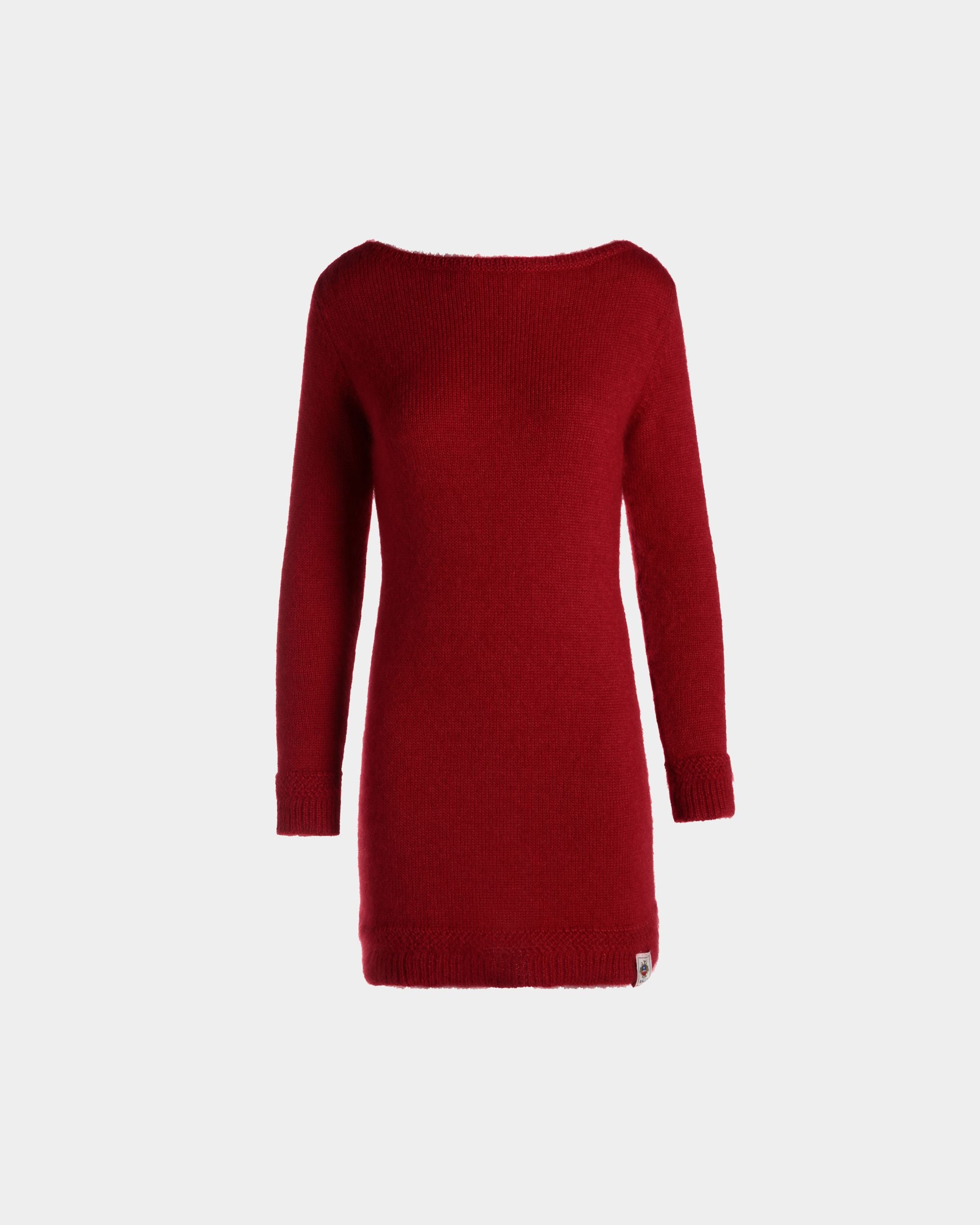 Bally Global - Minirobe En Mohair Et Soie Candy Red - Rouge