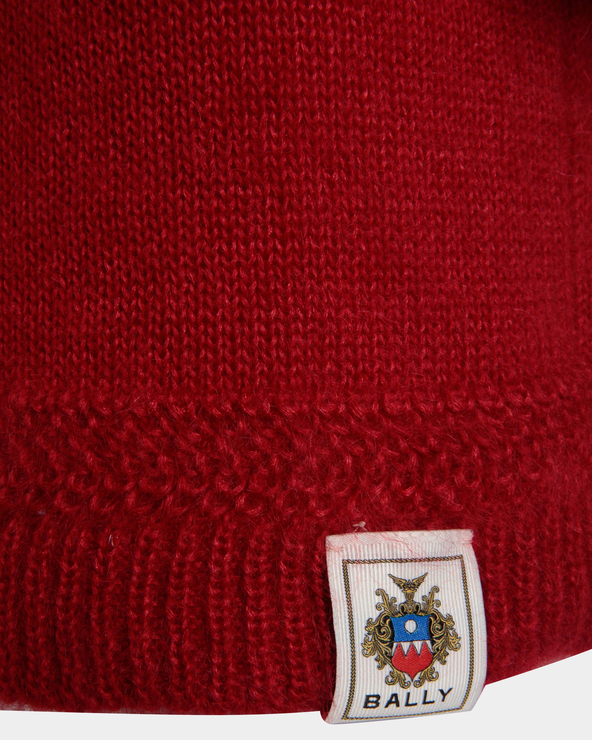 Bally Global - Minirobe En Mohair Et Soie Candy Red - Rouge
