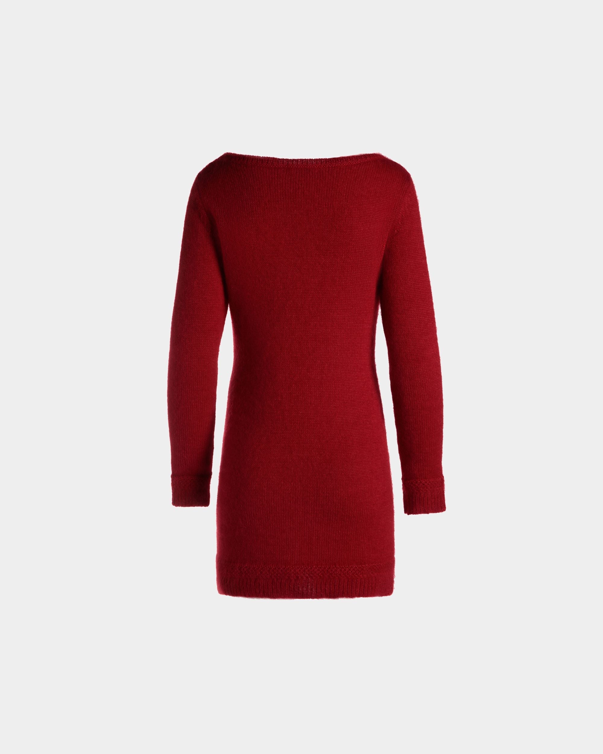 Bally Global - Minirobe En Mohair Et Soie Candy Red - Rouge