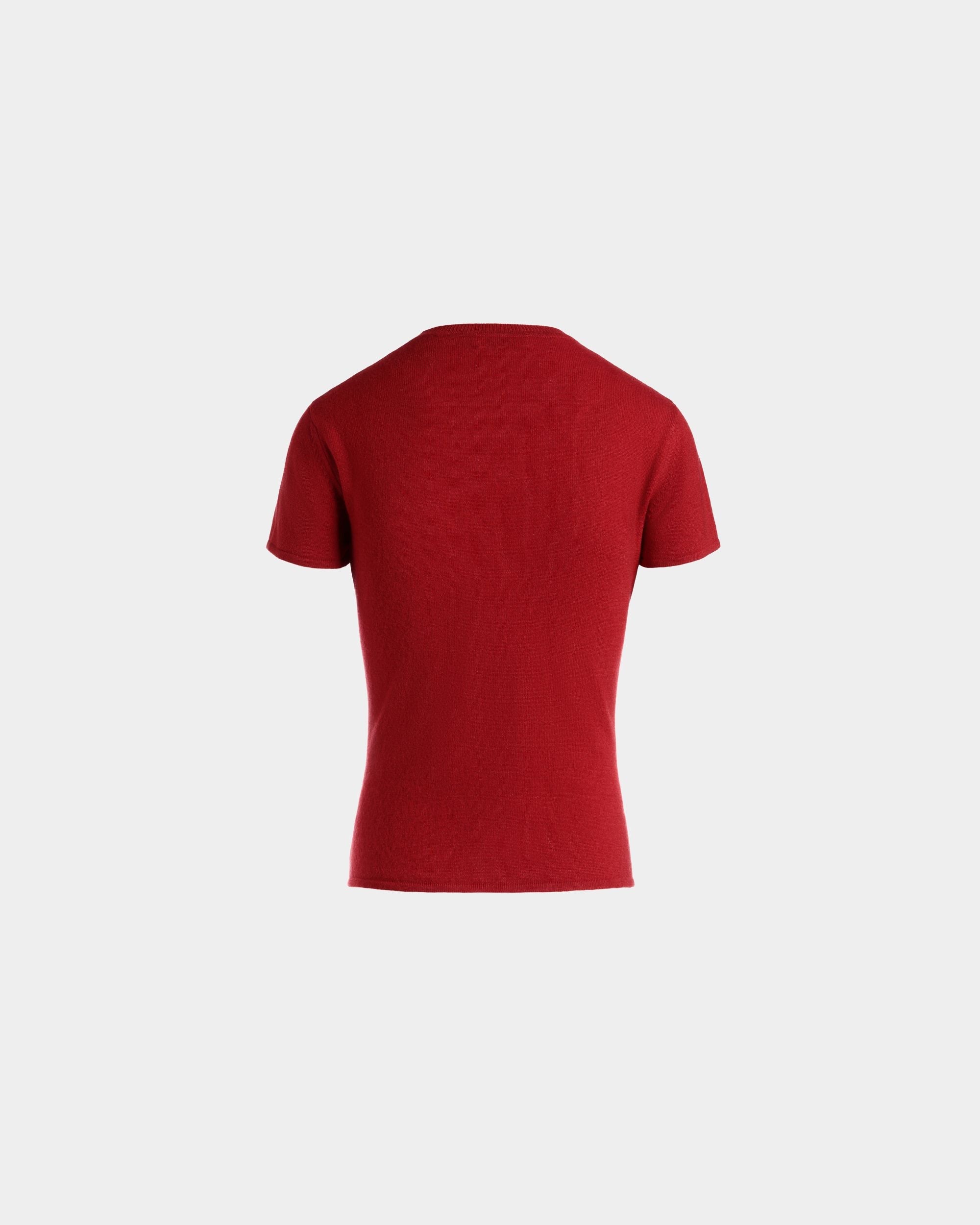 Bally Global - Knit Top In Candy Red Cashmere - Red
