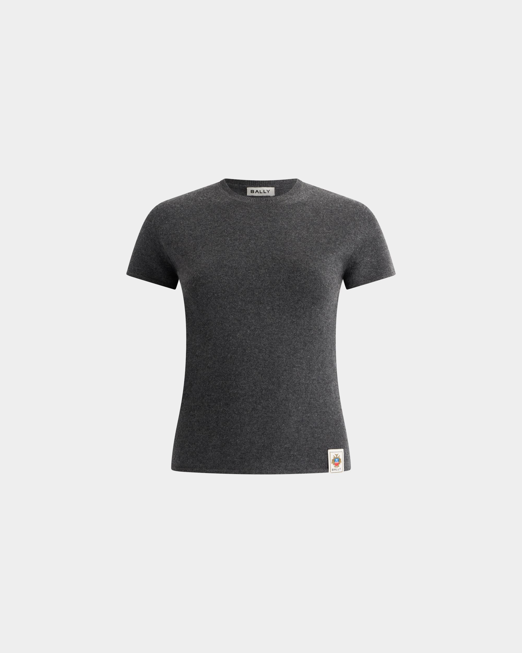 Bally Global - Knit Top in Dark Grey Cashmere - Grey