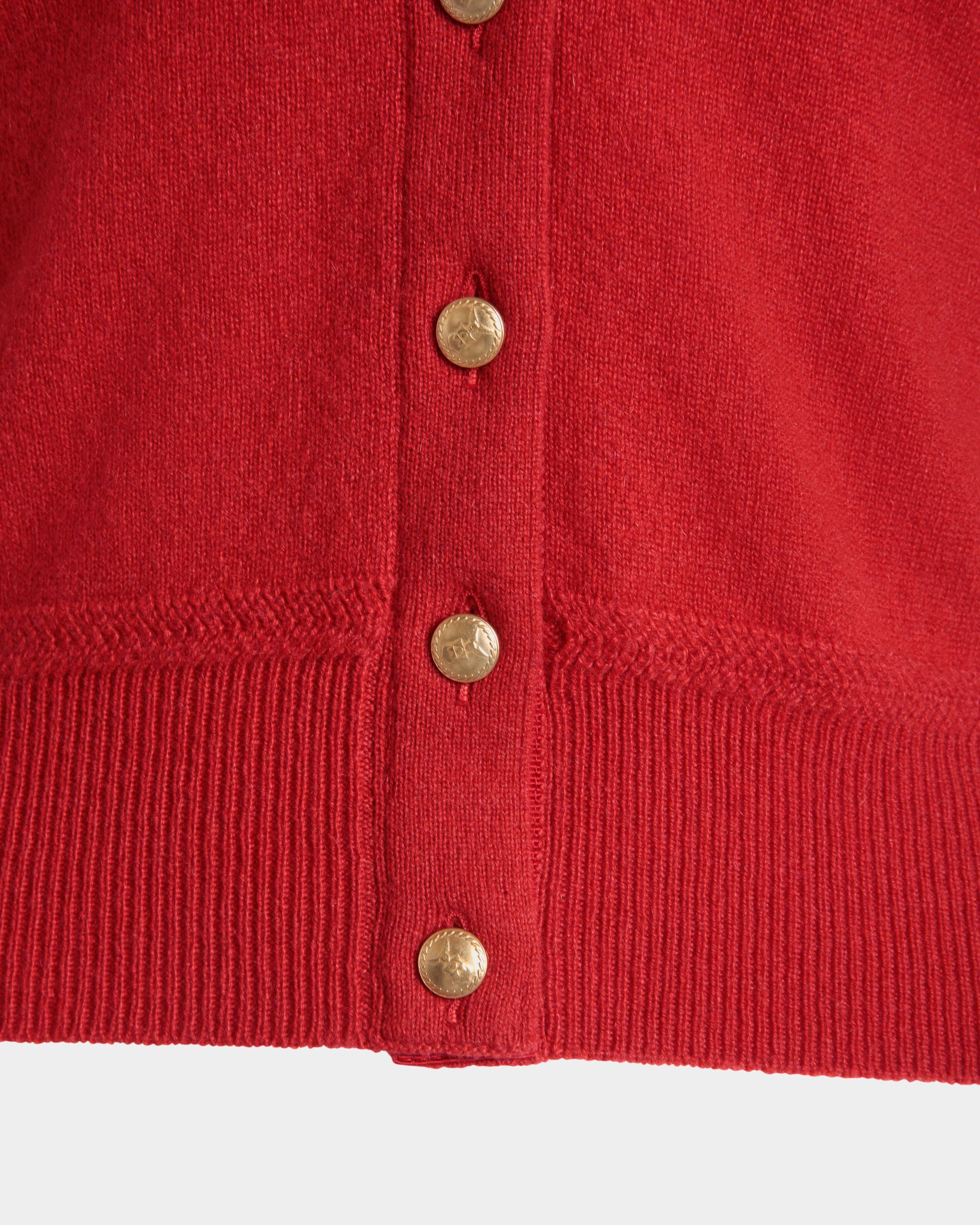 Bally Global - Cardigan En Cachemire Candy Red - Rouge