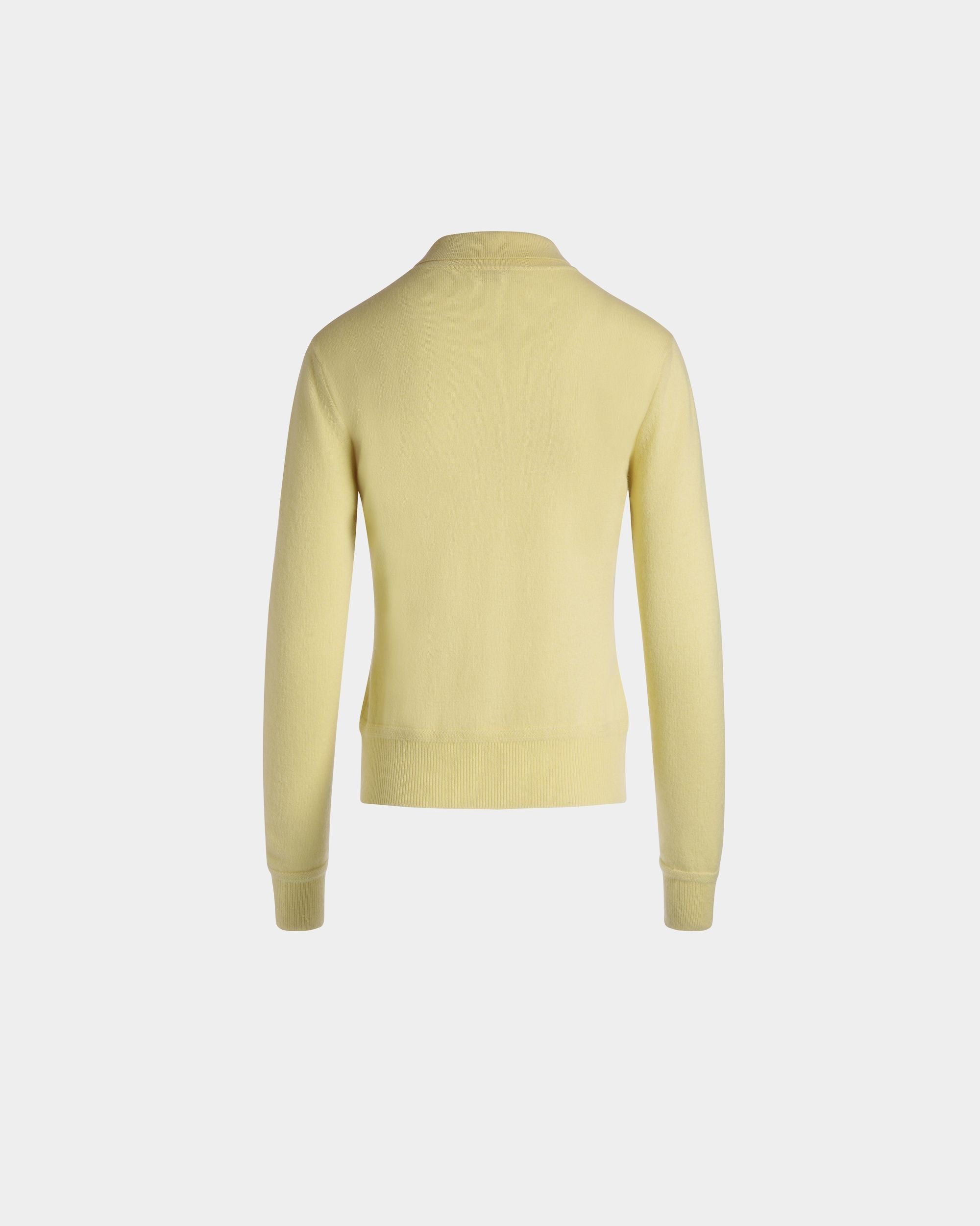 Bally Global - Knit Polo In Cream Cashmere - Yellow