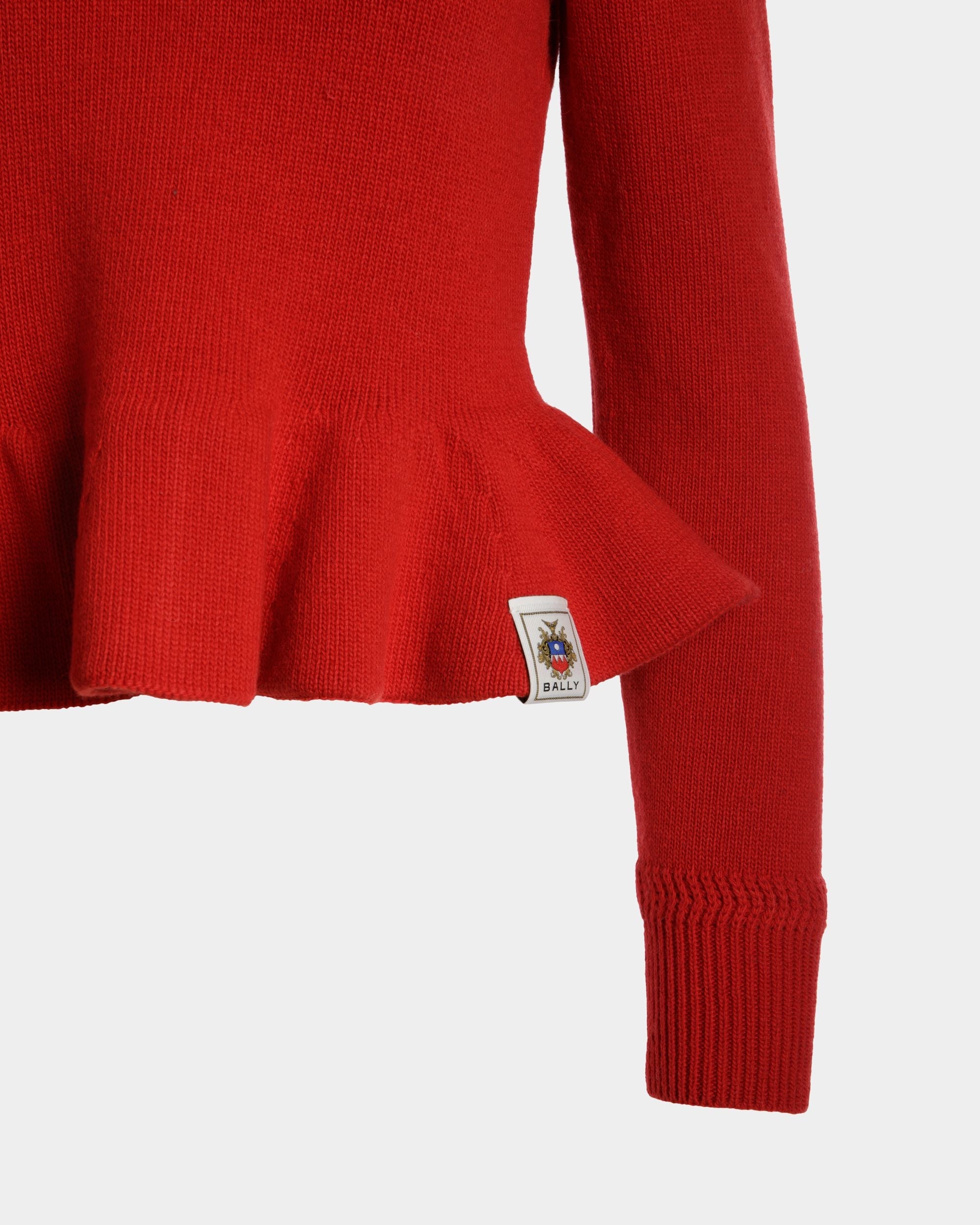 Bally Global - Knit Top In Red Wool - Red