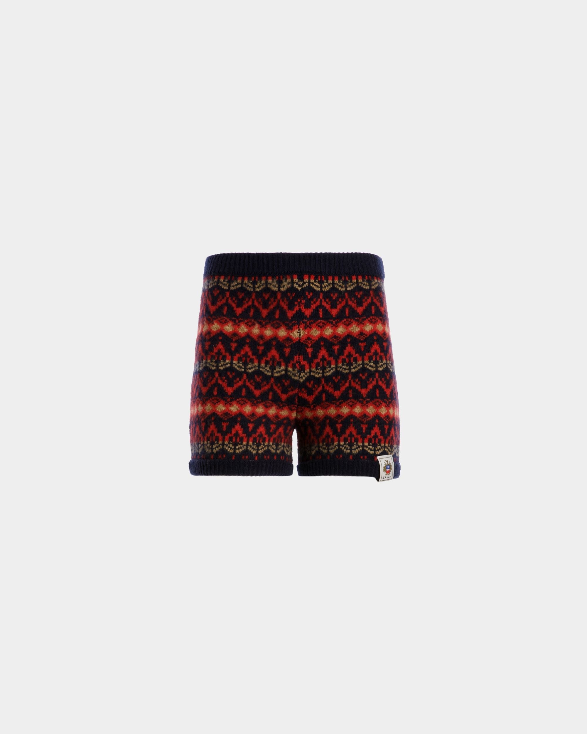 Bally Global - Shorts De Punto De Lana Multicolor - Multicolor