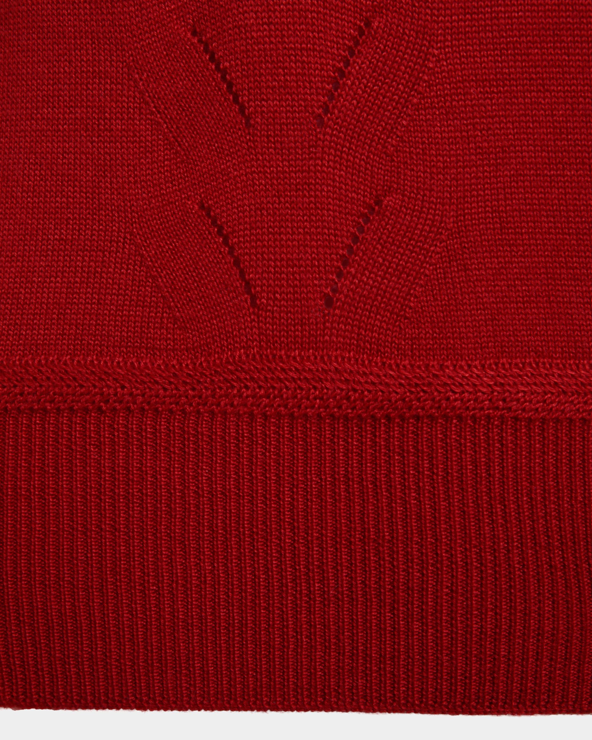 Bally Global - Knit Top in Red Cashmere And Silk - Red