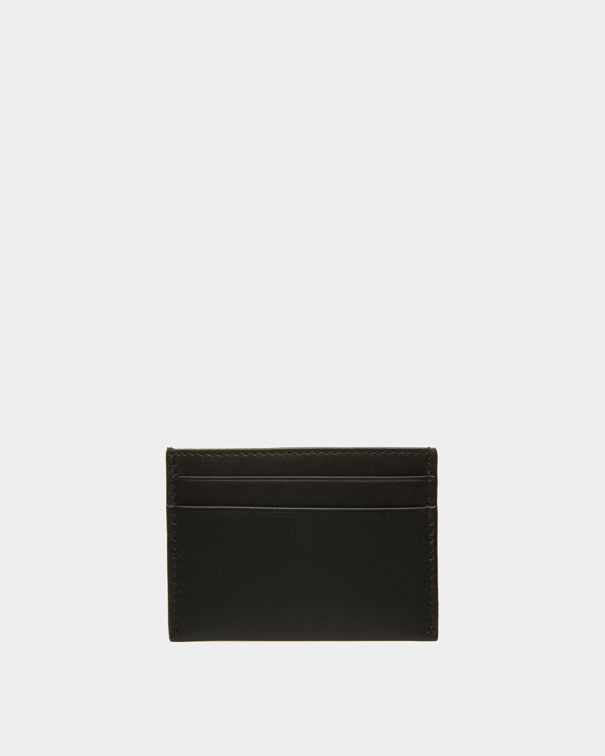 Bally Global - Emblem Card Holder In Black Leather - Black