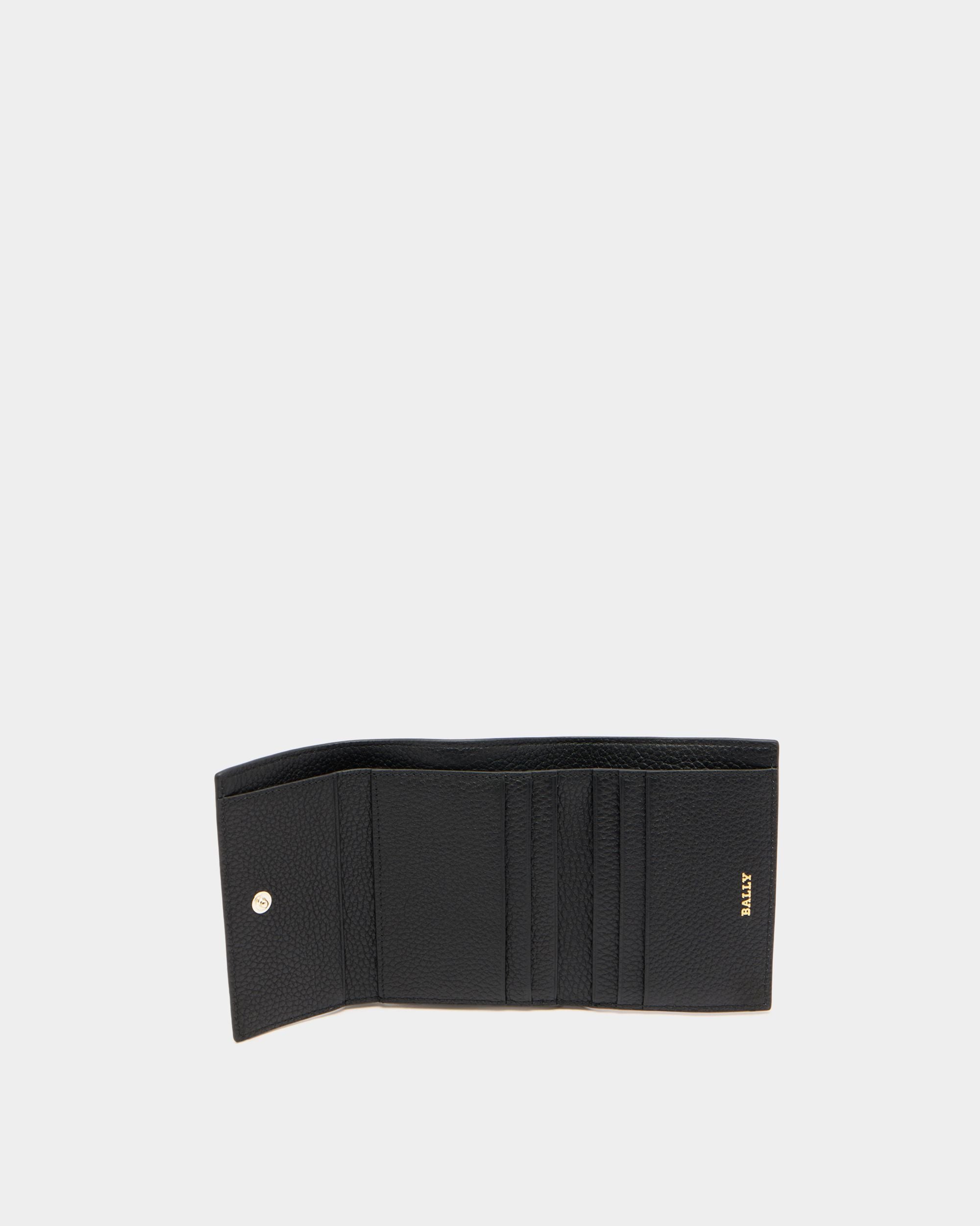 Bally Global - Wallet in Black Grained Leather - Black