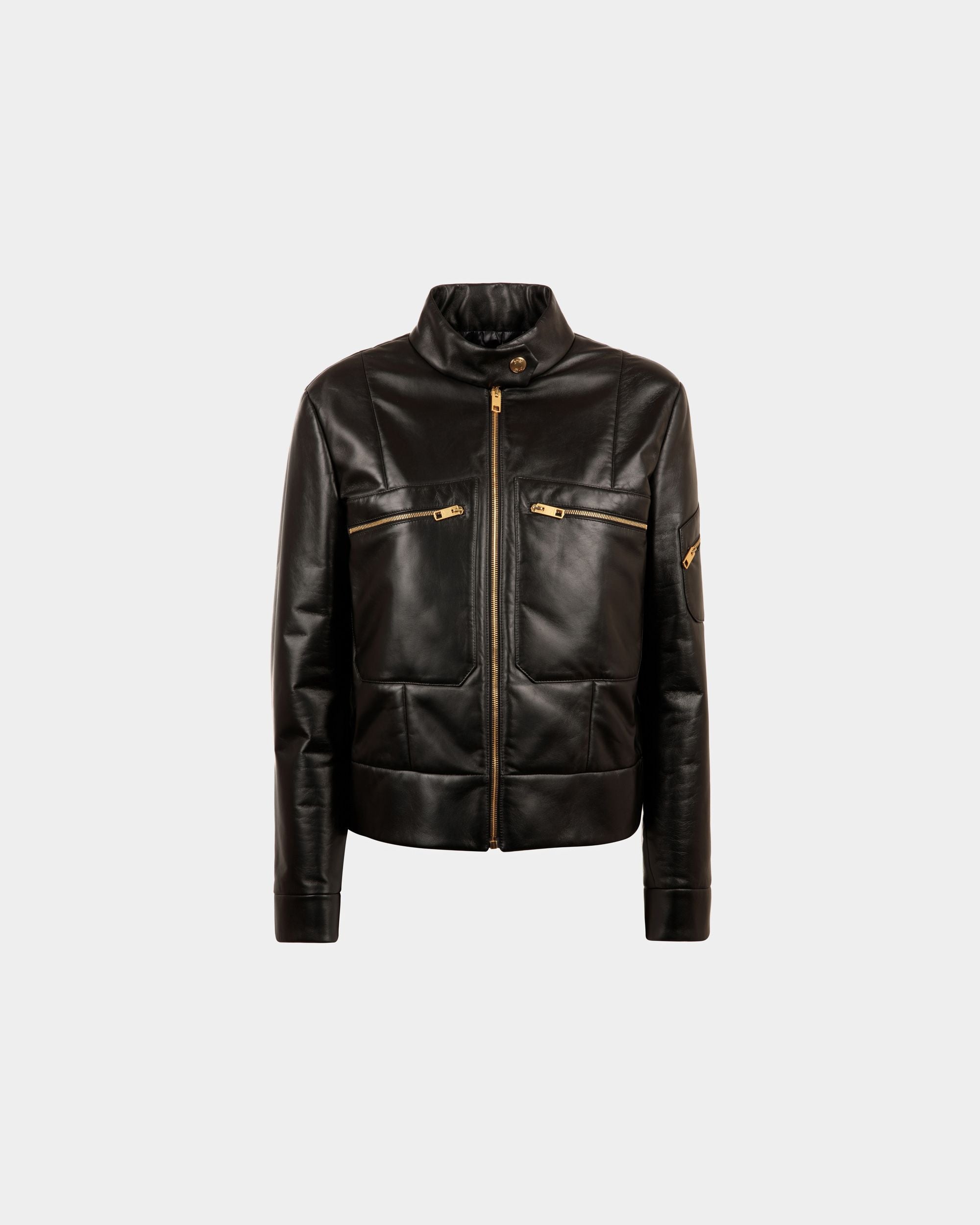 Bally Global - Jacket In Black Leather - Black