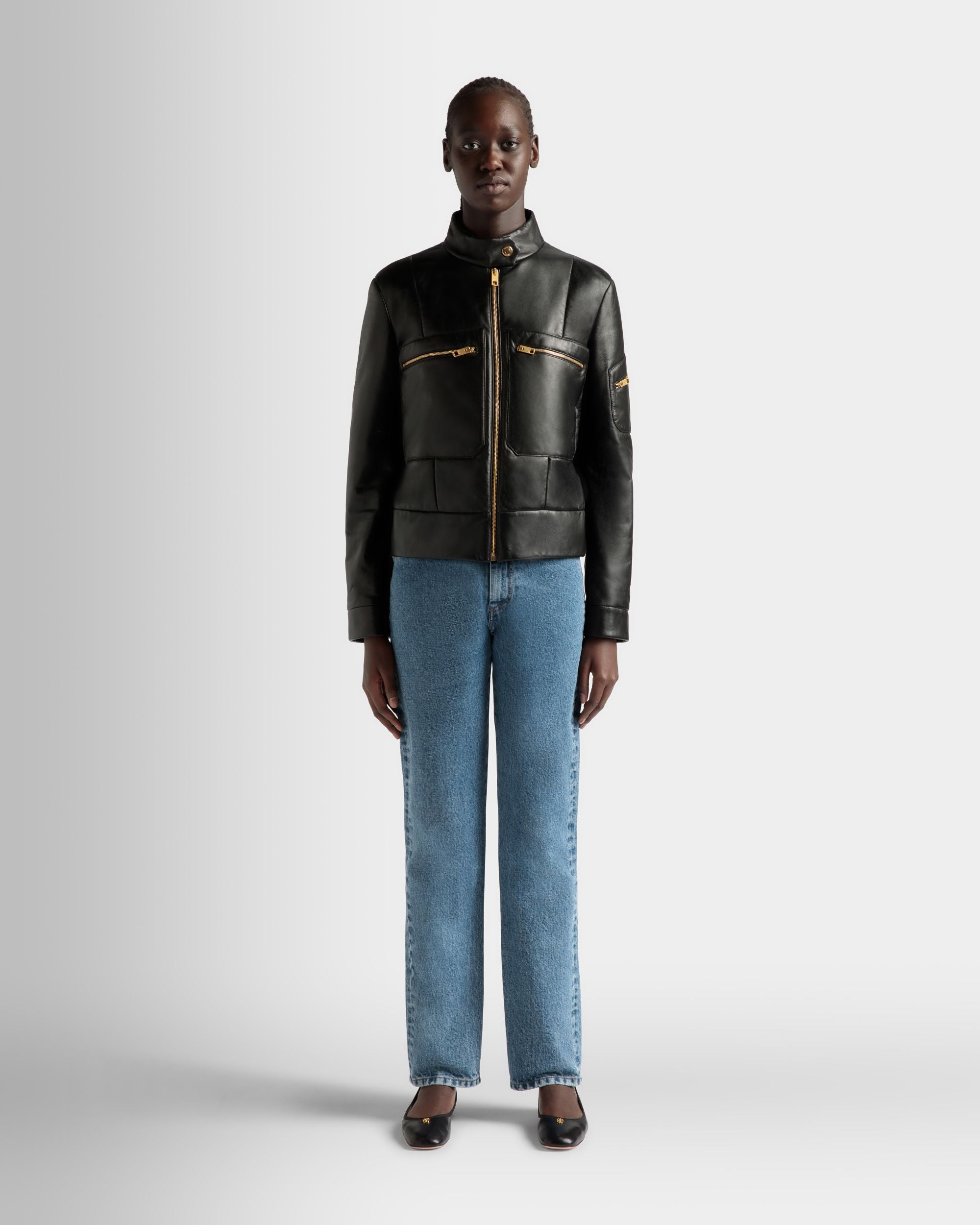 Bally Global - Jacket In Black Leather - Black