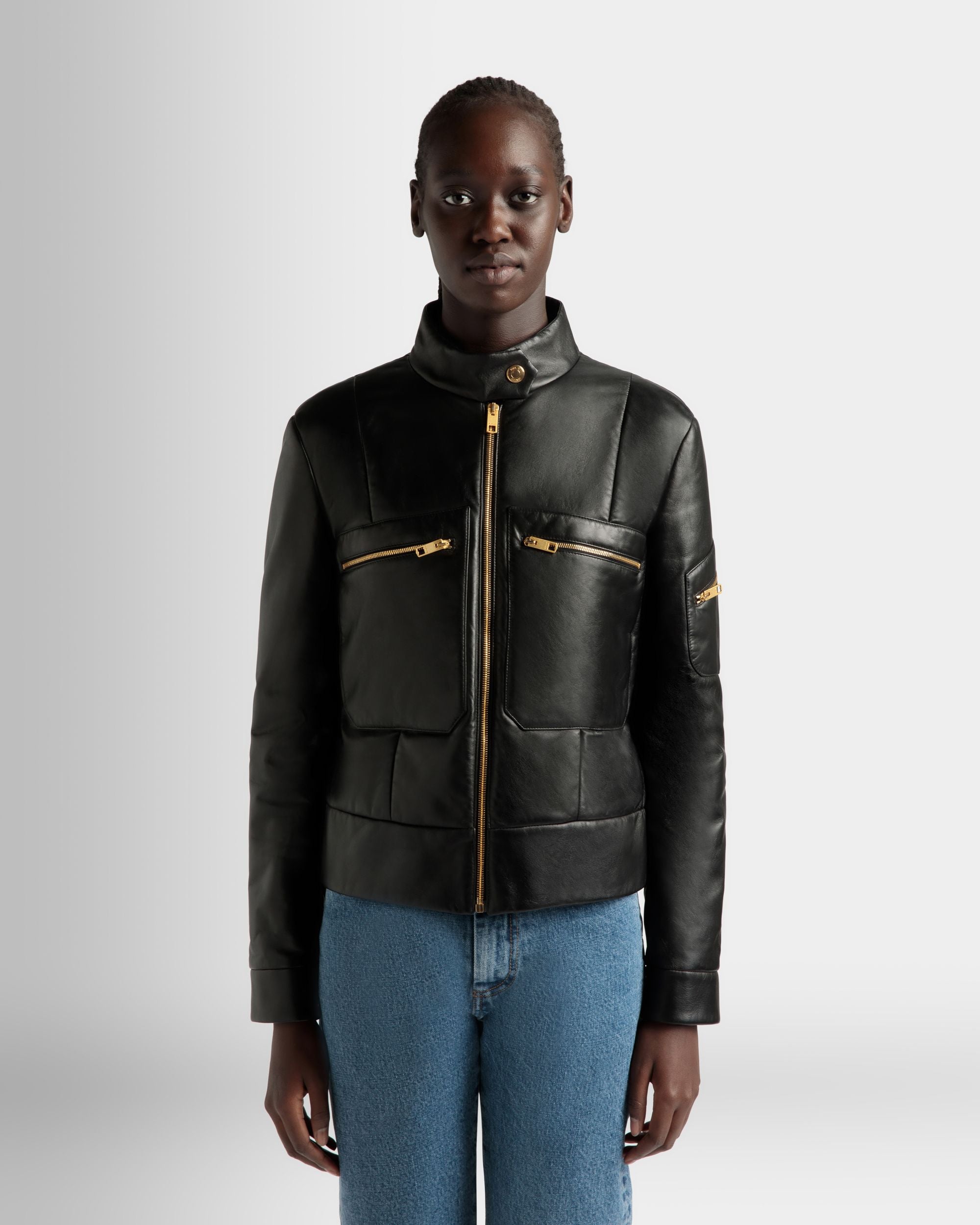 Bally Global - Jacket In Black Leather - Black