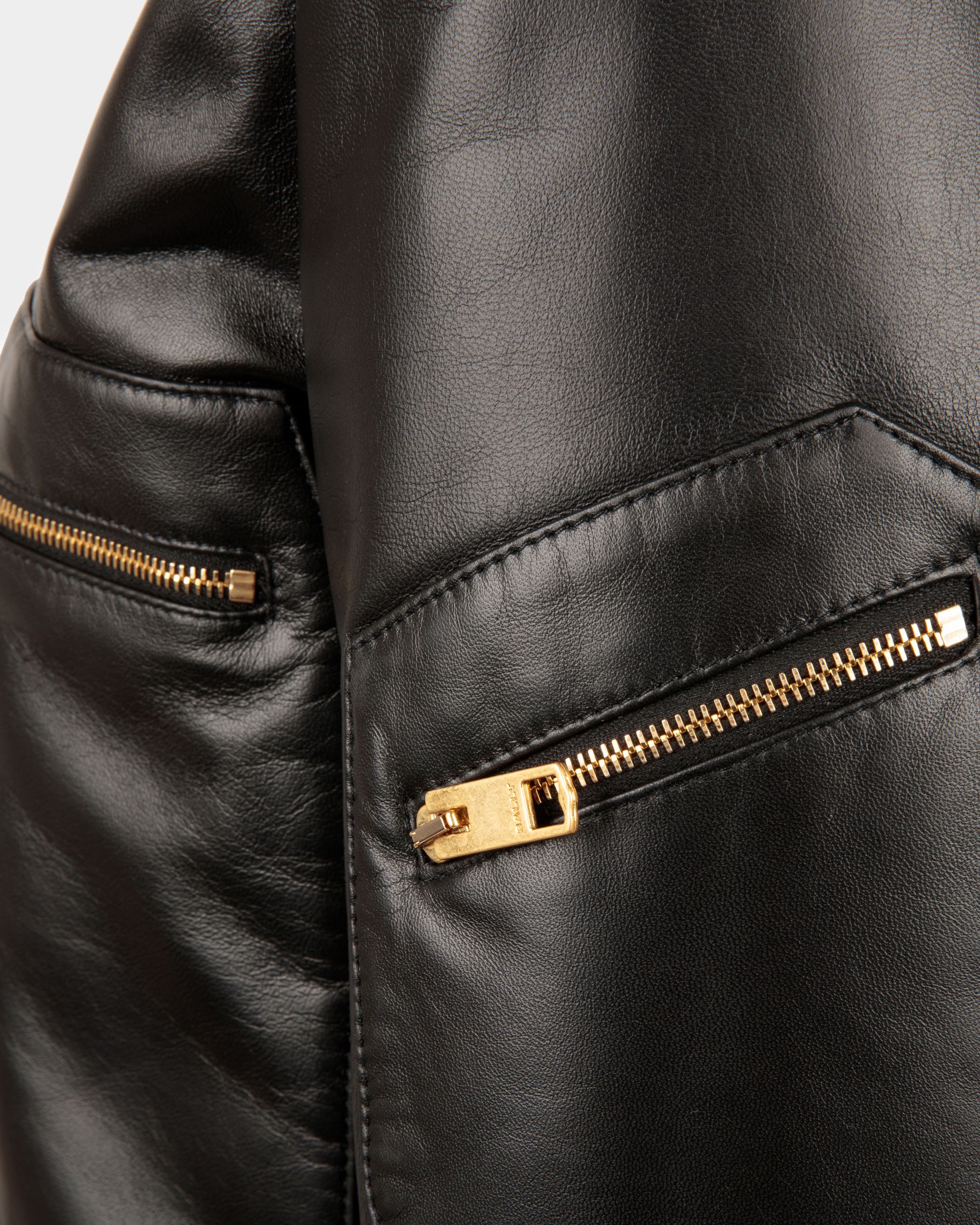Bally Global - Jacket In Black Leather - Black