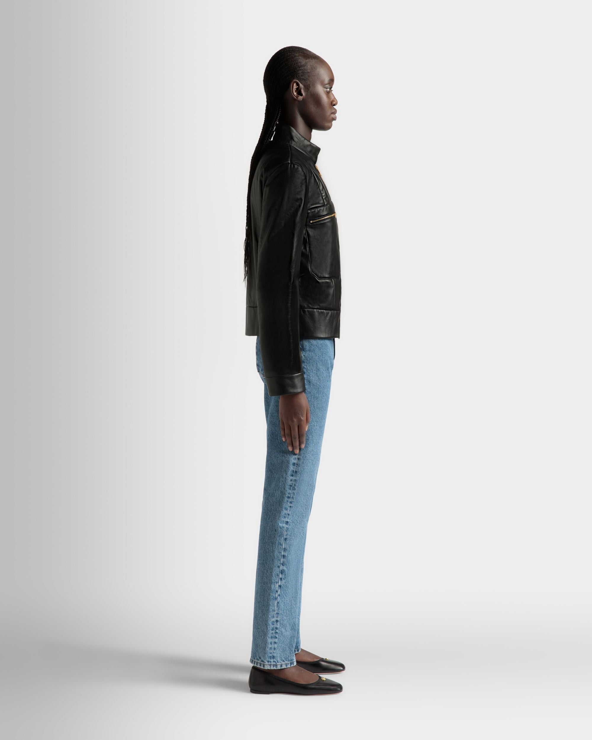 Bally Global - Jacket In Black Leather - Black