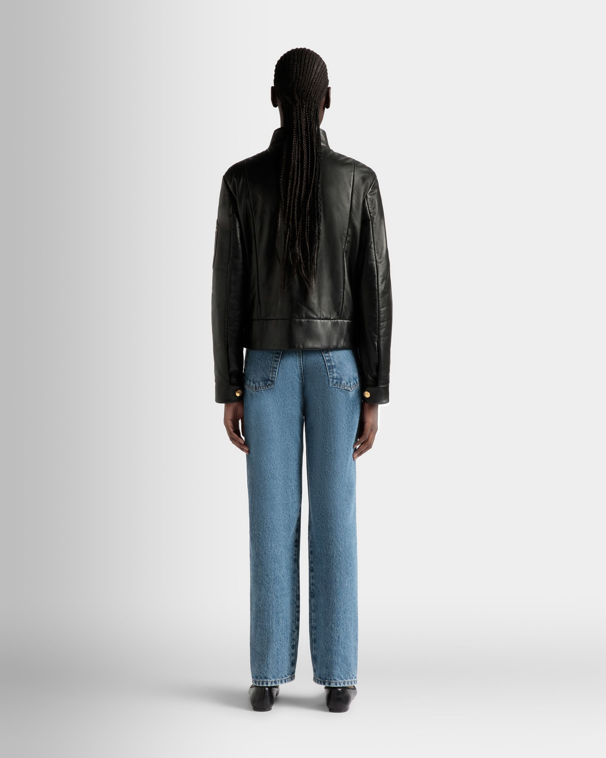 Bally Global - Jacket In Black Leather - Black