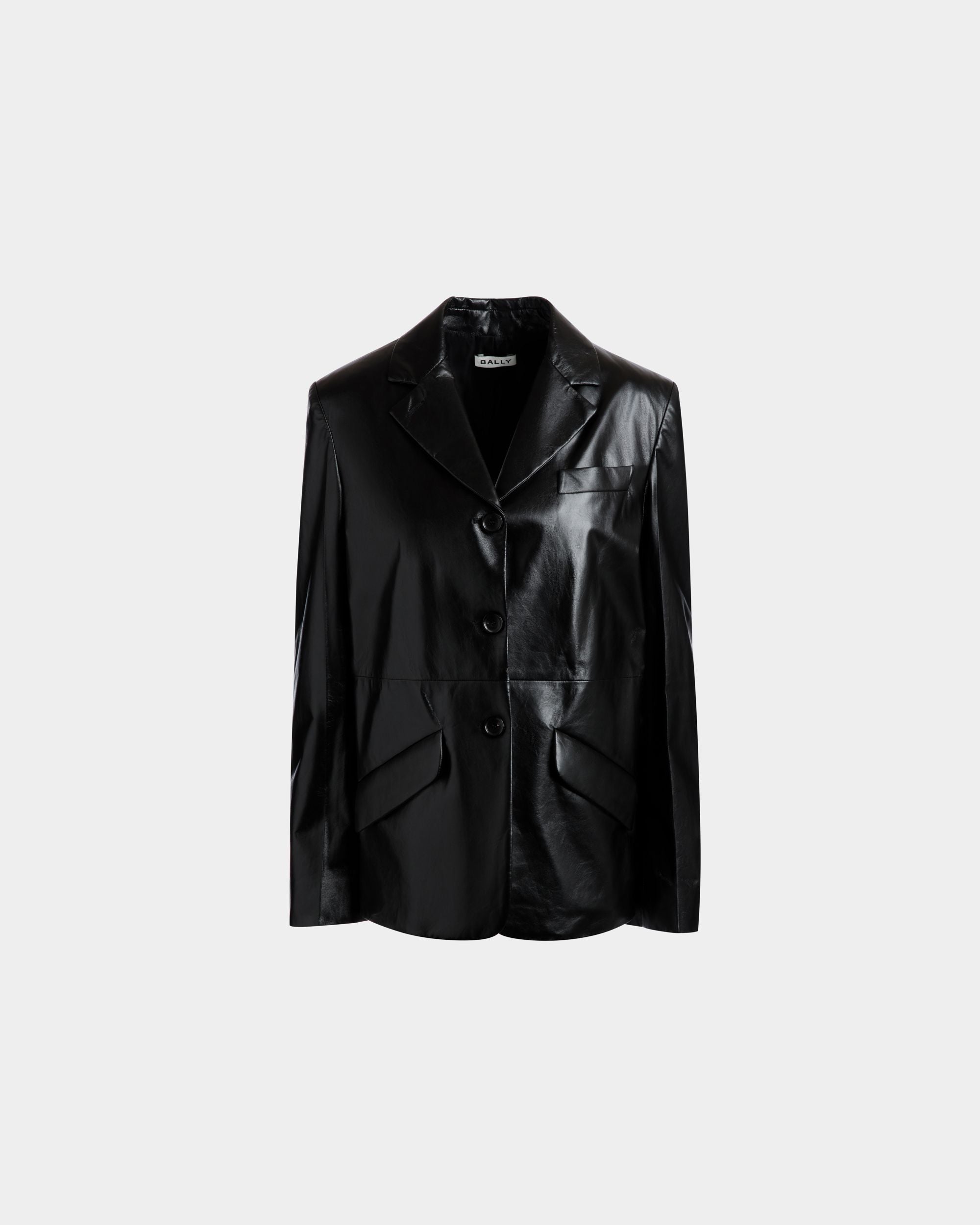 Bally Global - Leather Jacket In Black Leather - Black