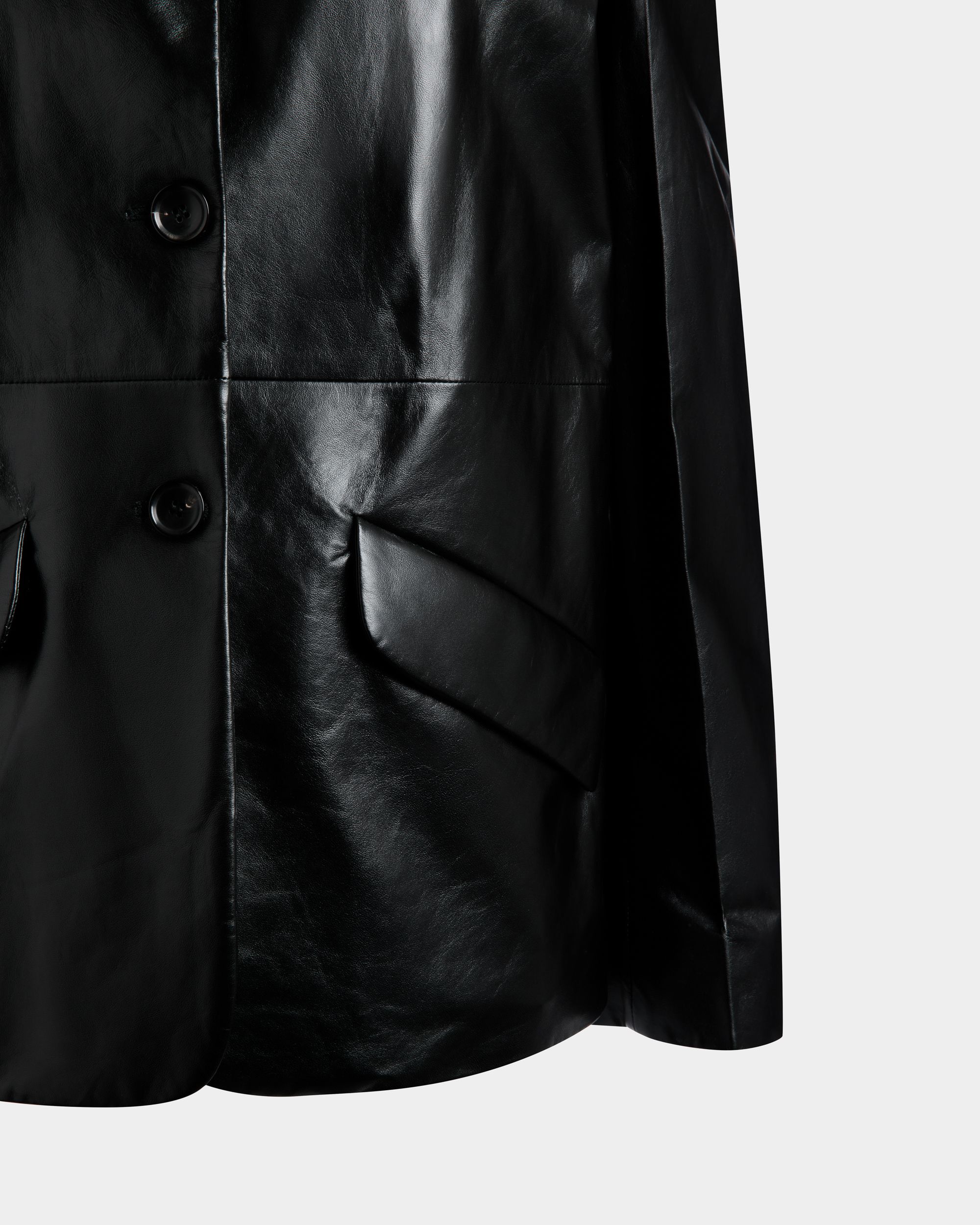 Bally Global - Leather Jacket In Black Leather - Black