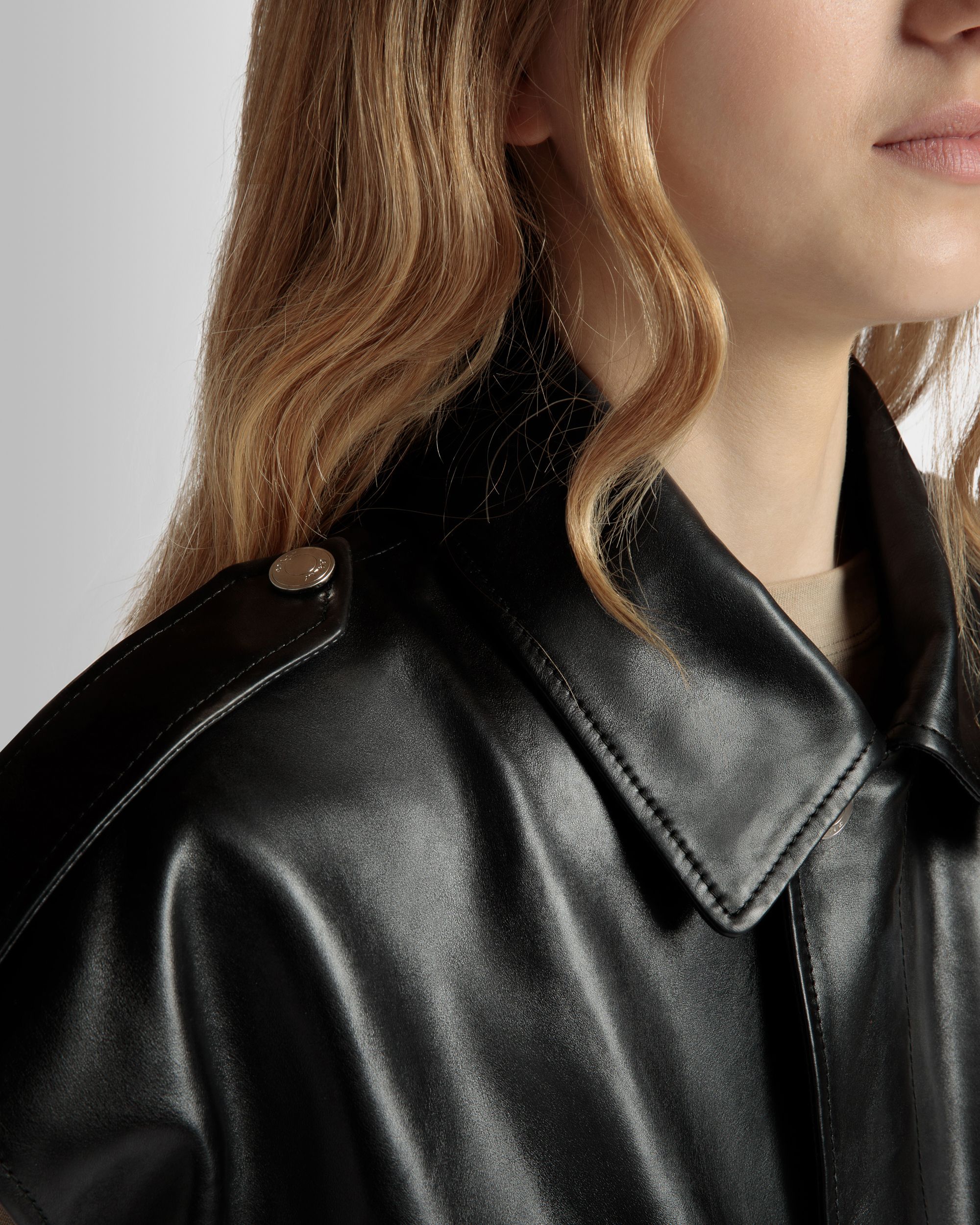 Bally Global - Gilet En Cuir Noir - Noir