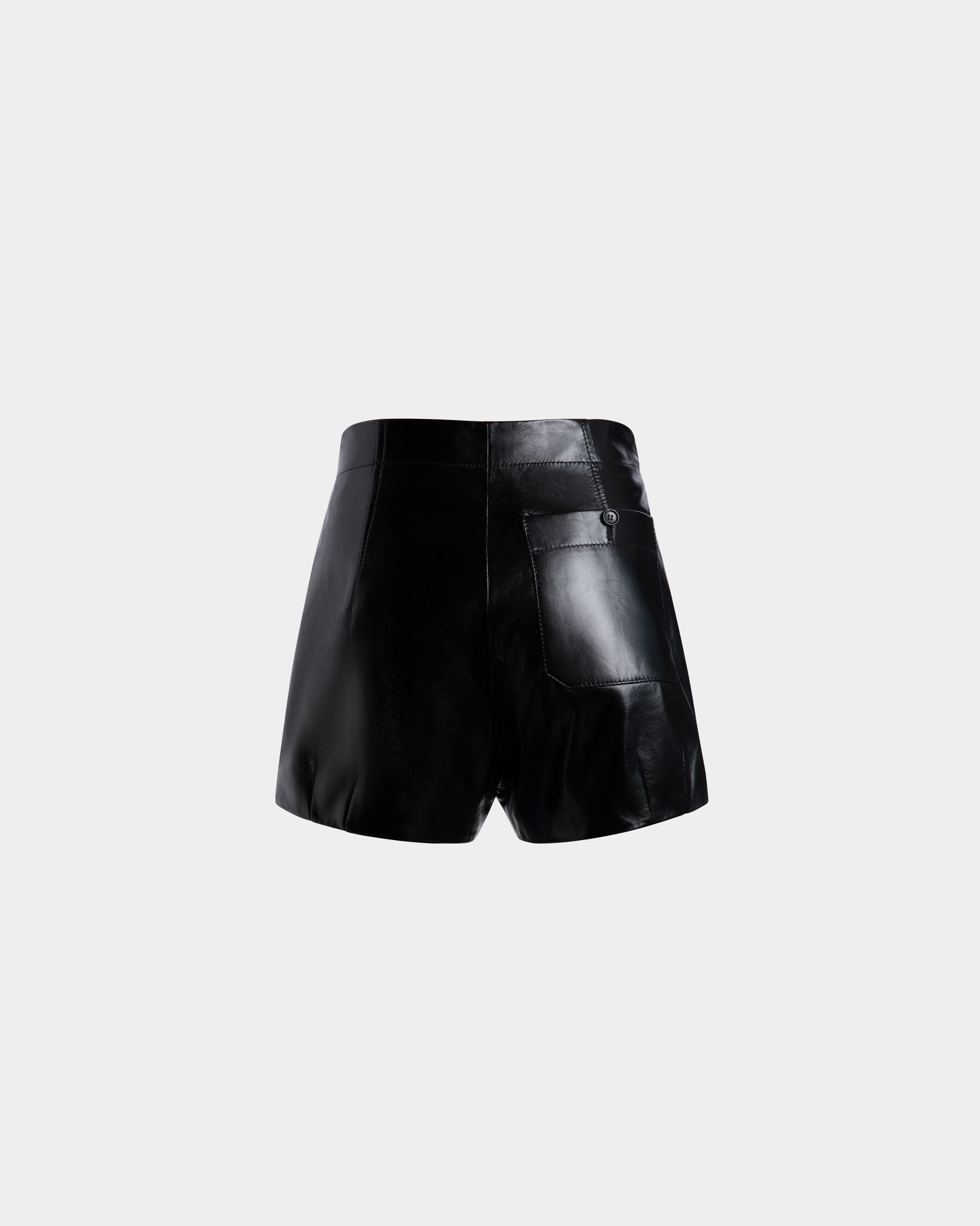 Bally Global - Leather Trousers In Black Lamb - Black