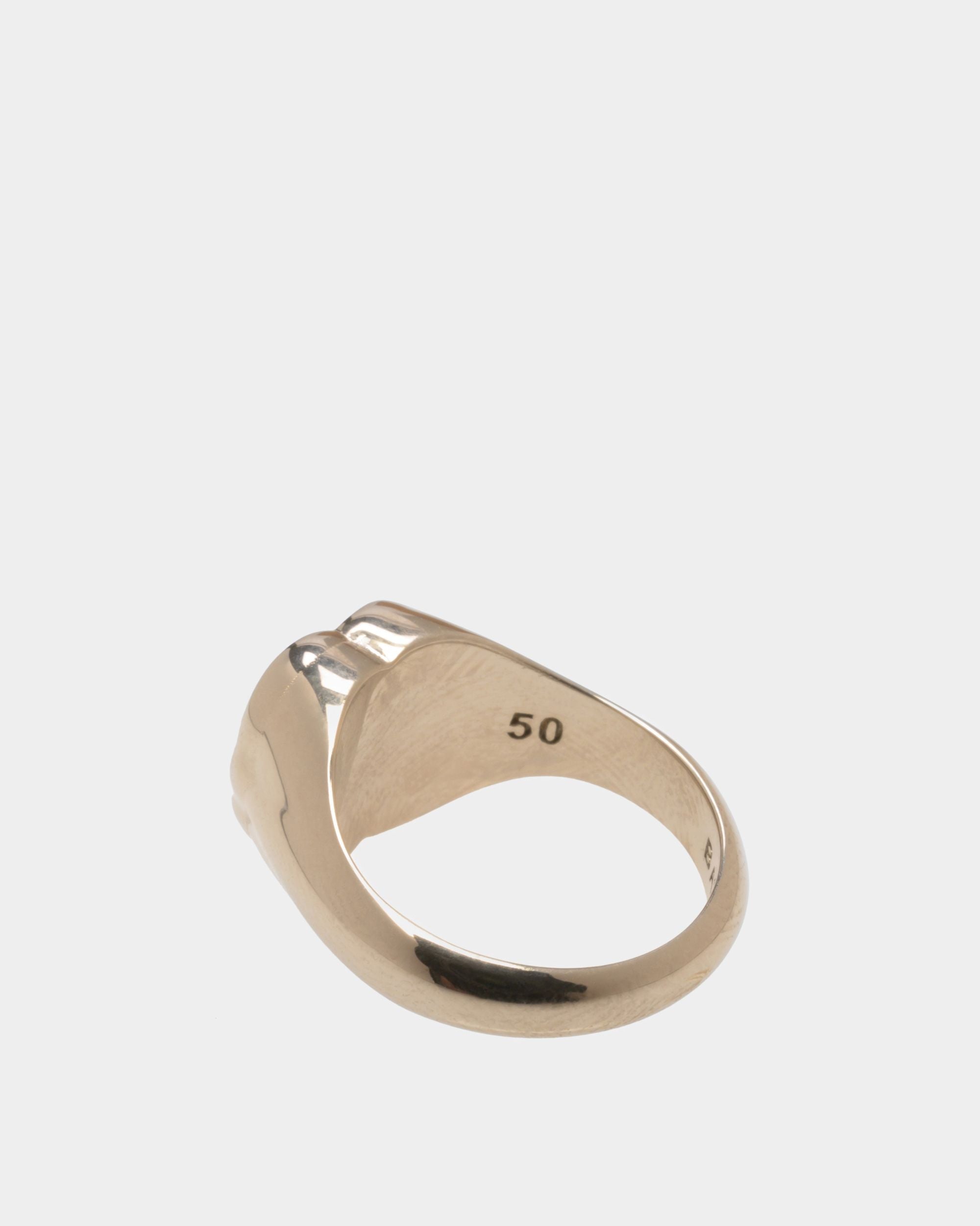 Bally Global - Emblem Ring In Silver Eco Brass - Silver