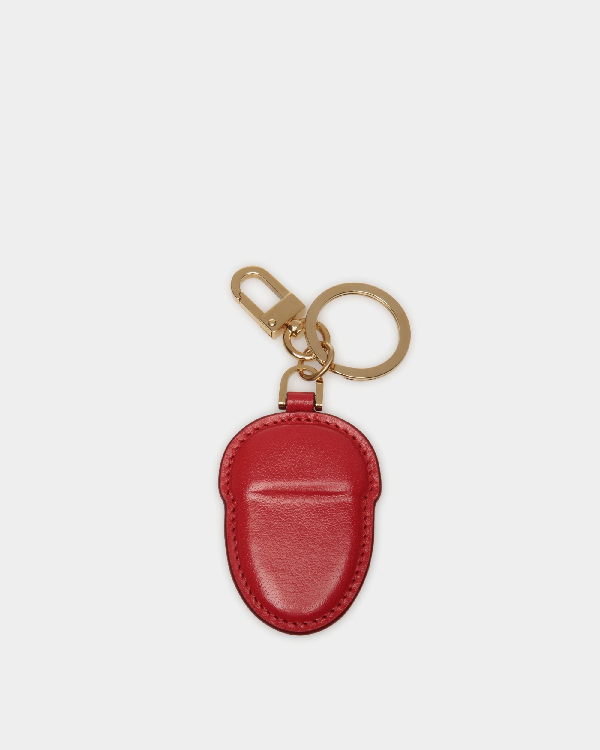 Bally Global - Unda Keychain In Red Leather - Red