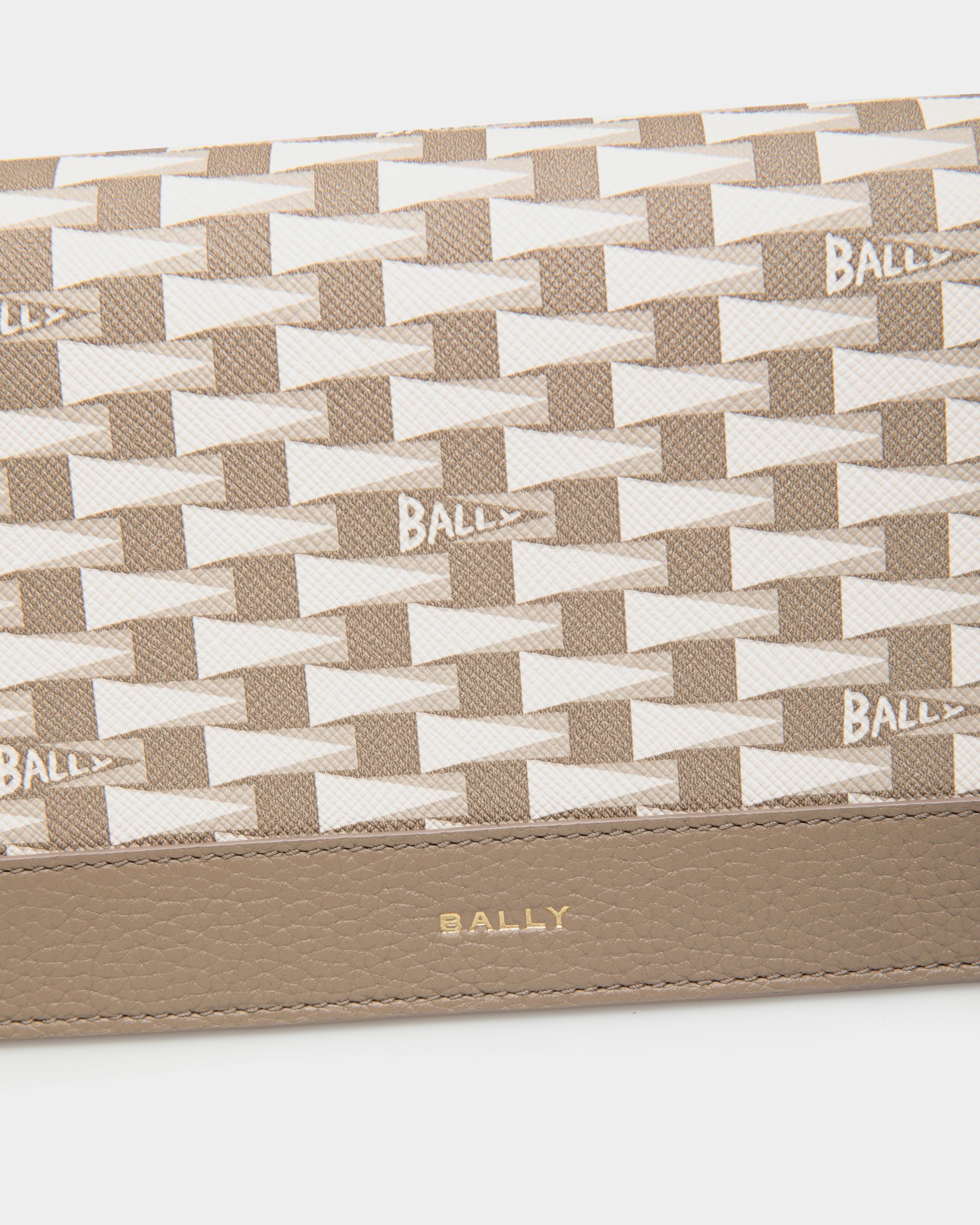 Bally Global - Cartera Continental Pennant De TPU Topo - Marrón