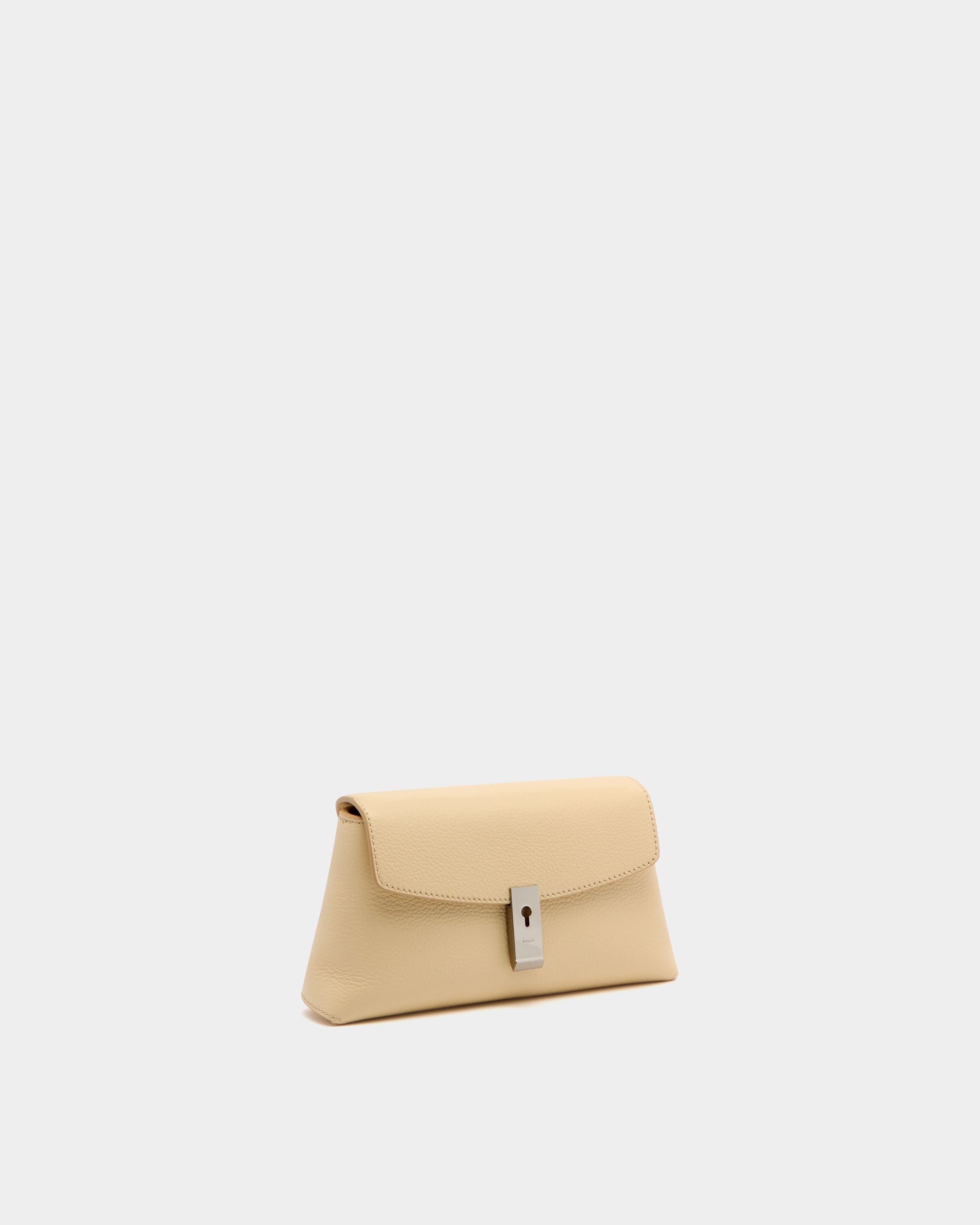 Bally Global - Minibolso Multiusos Lock Me De Piel Granulada Ginger - Beige