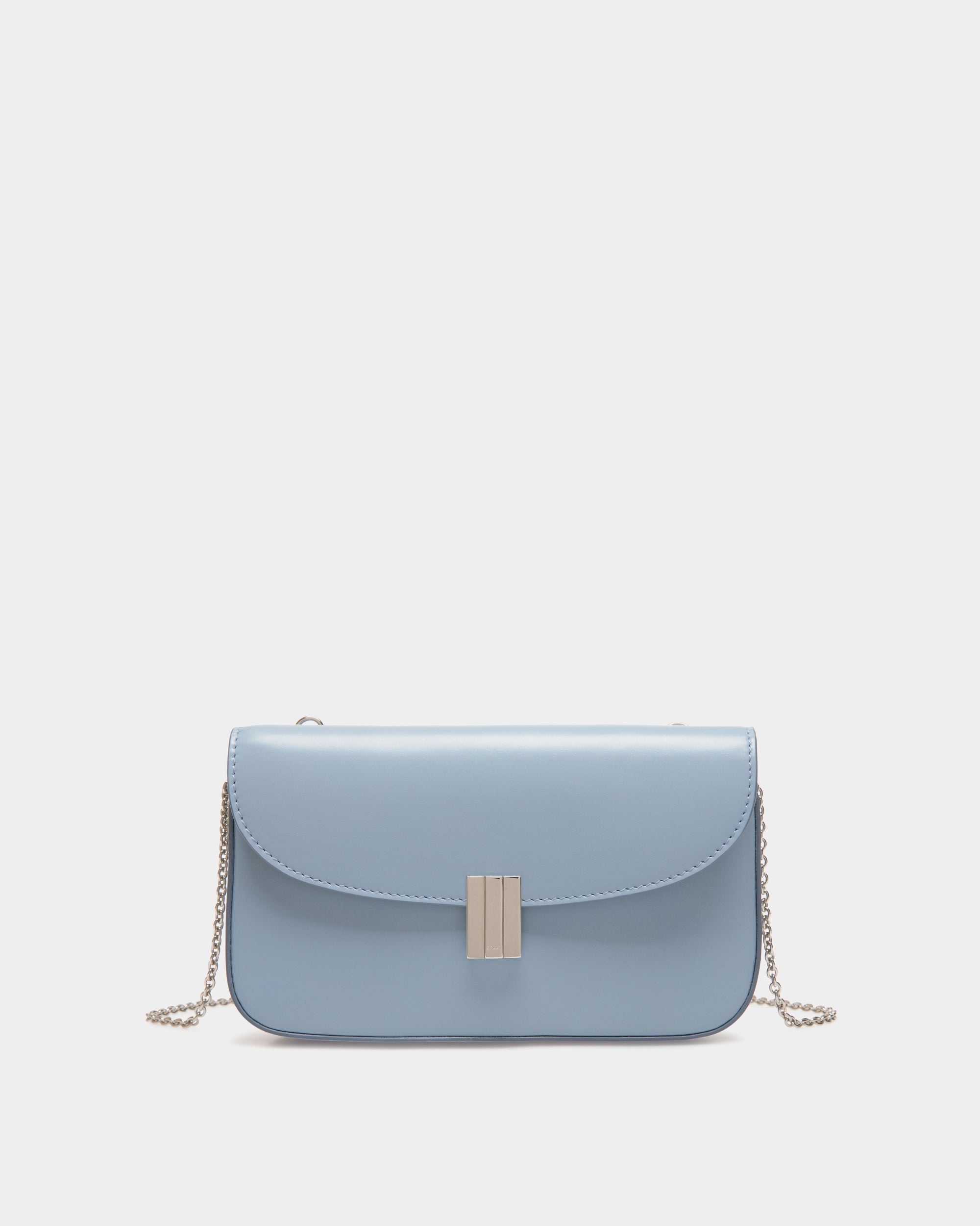 Bally Global - Ollam Phone Wallet in Light Blue Leather - Blue