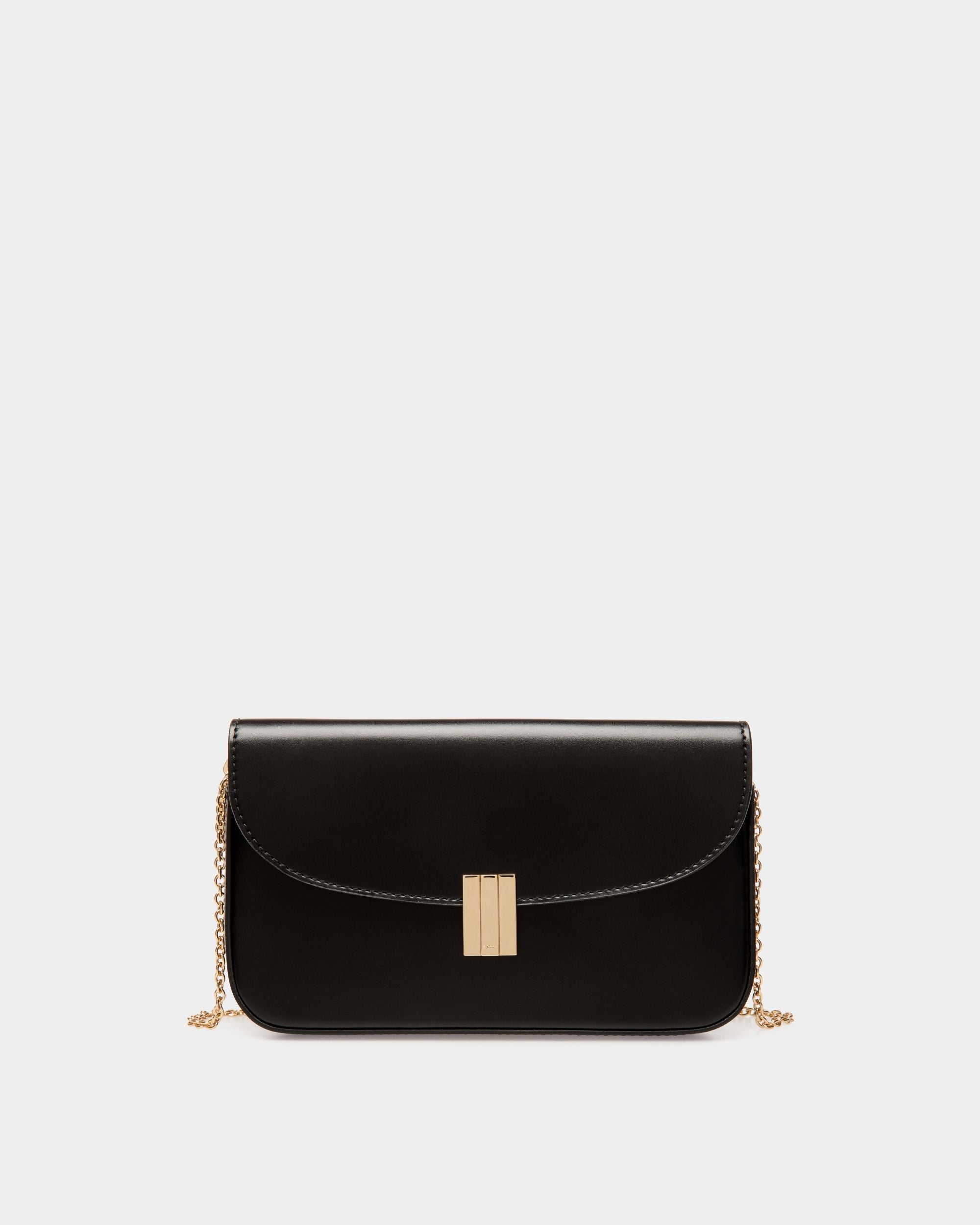 Bally Global - Ollam Phone Wallet in Black Leather - Black