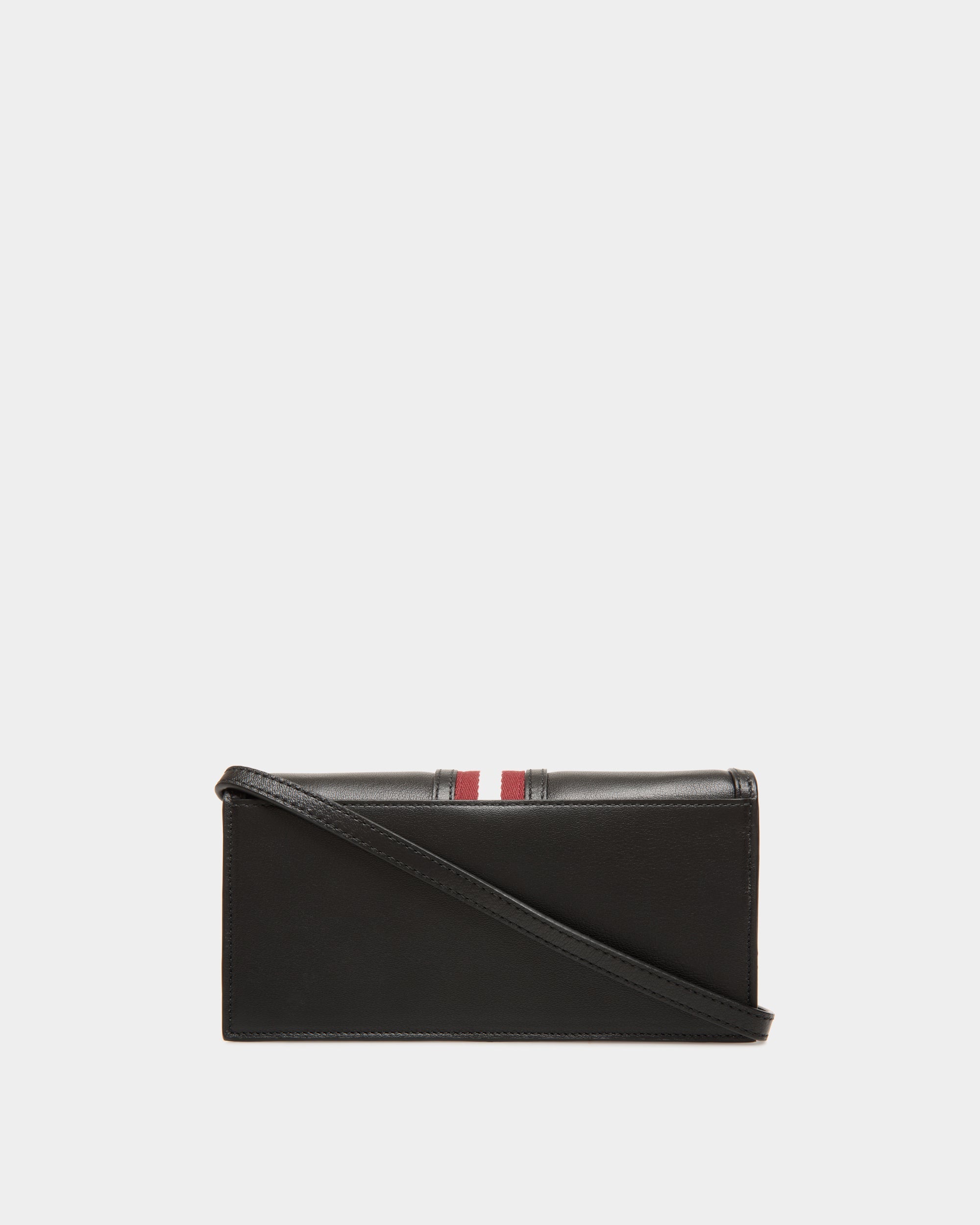 Bally Global - Code Phone Wallet in Black Leather - Negro