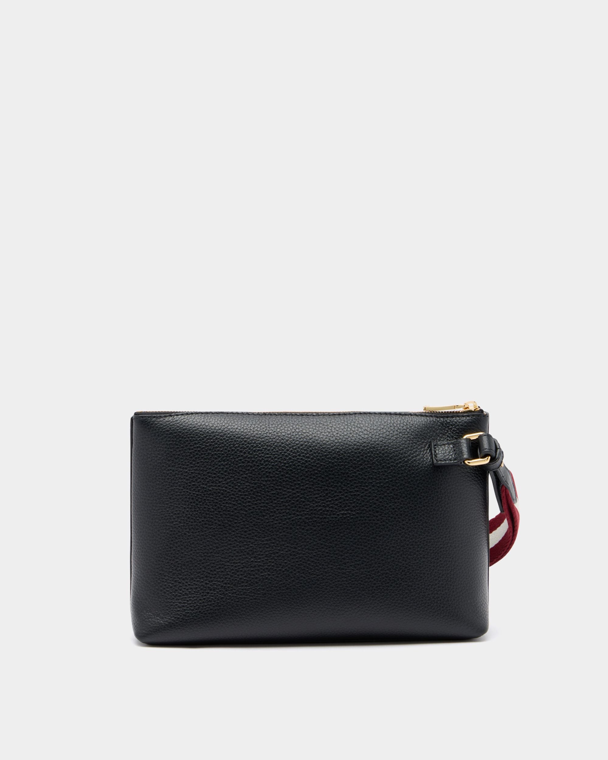 Bally Global - Hera Pouch in Black Grained Leather - Black