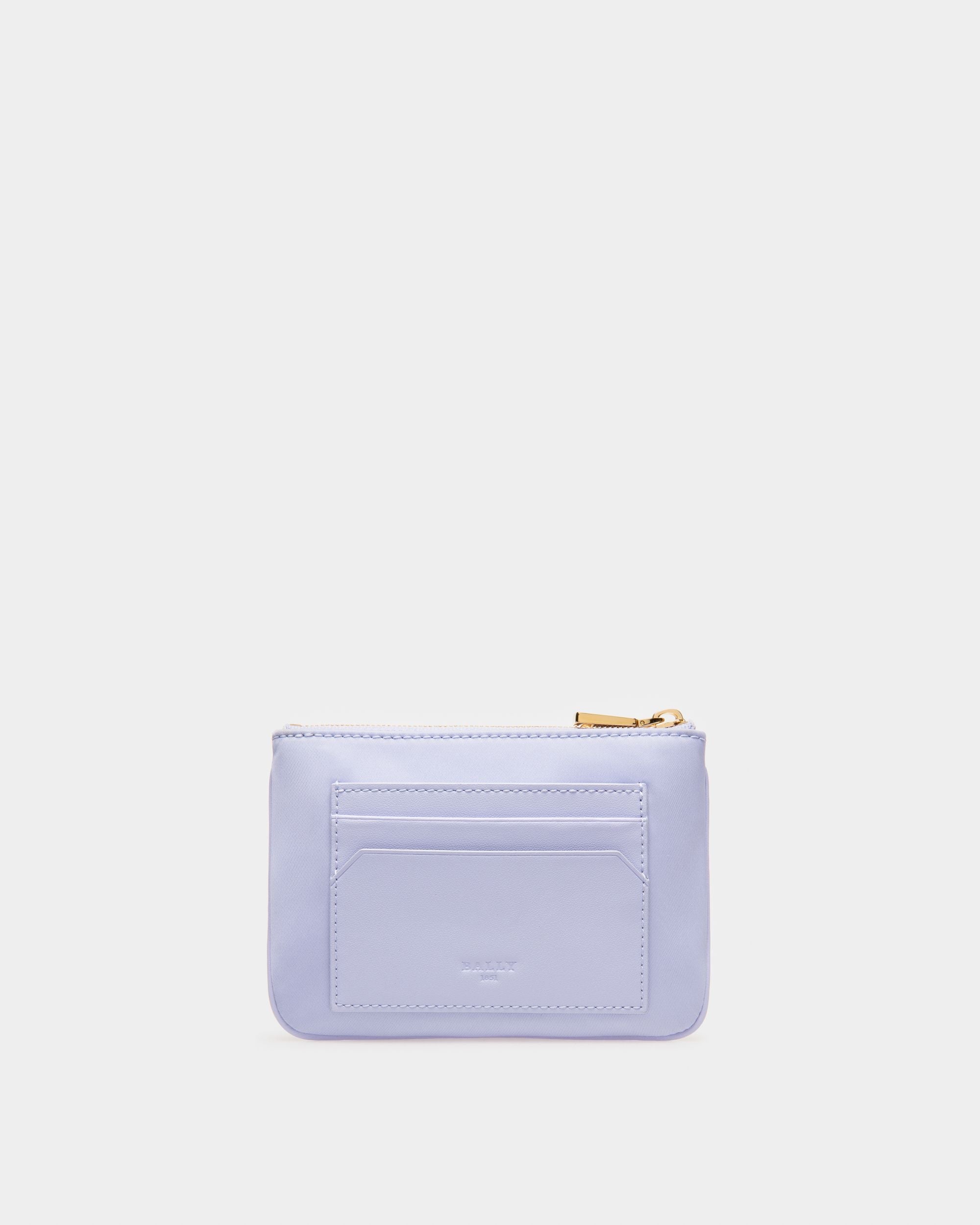 Bally Global - Evod Cartera En Nailon Reciclado Y Piel De Color Lila - Púrpura