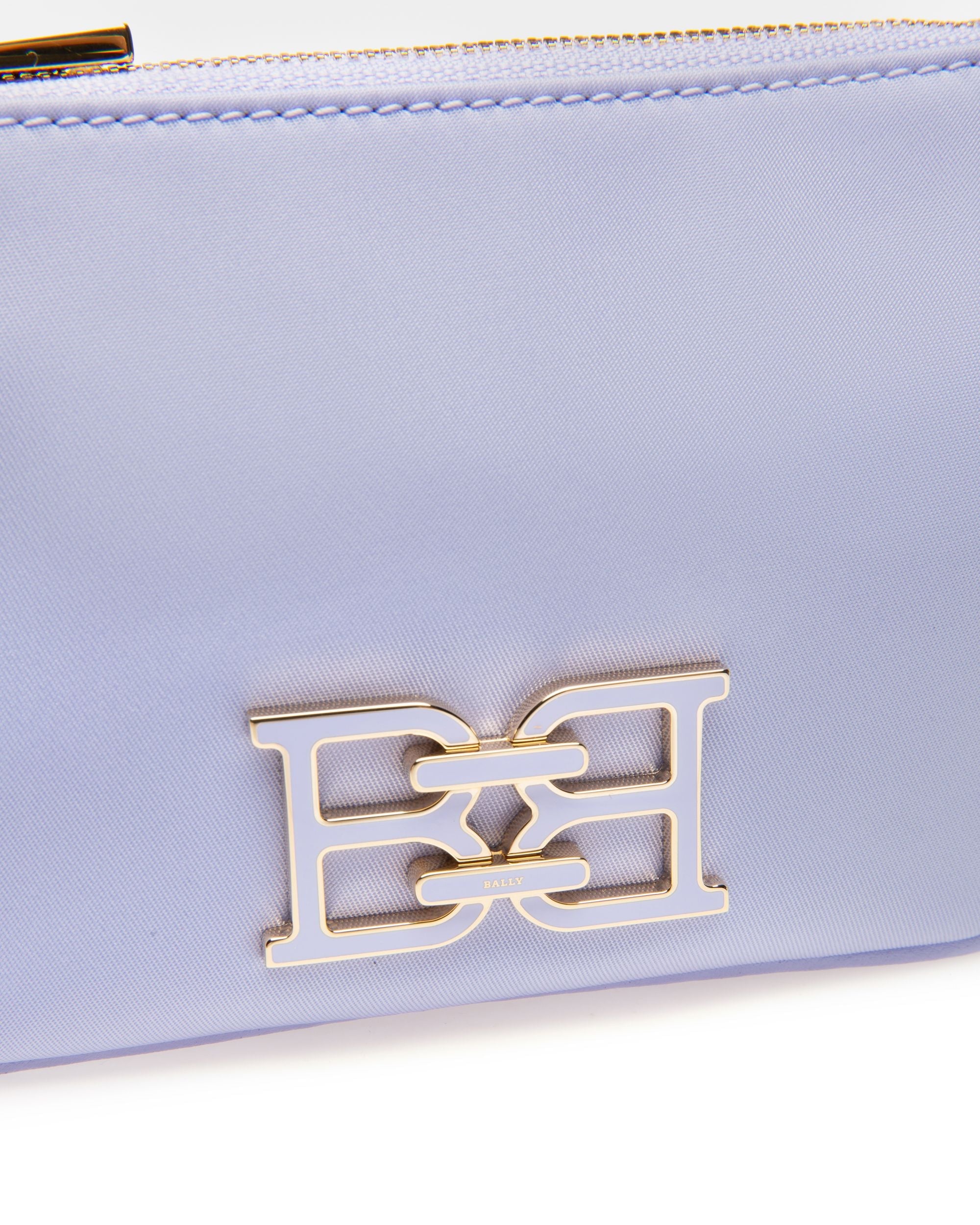 Bally Global - Evod Cartera En Nailon Reciclado Y Piel De Color Lila - Púrpura